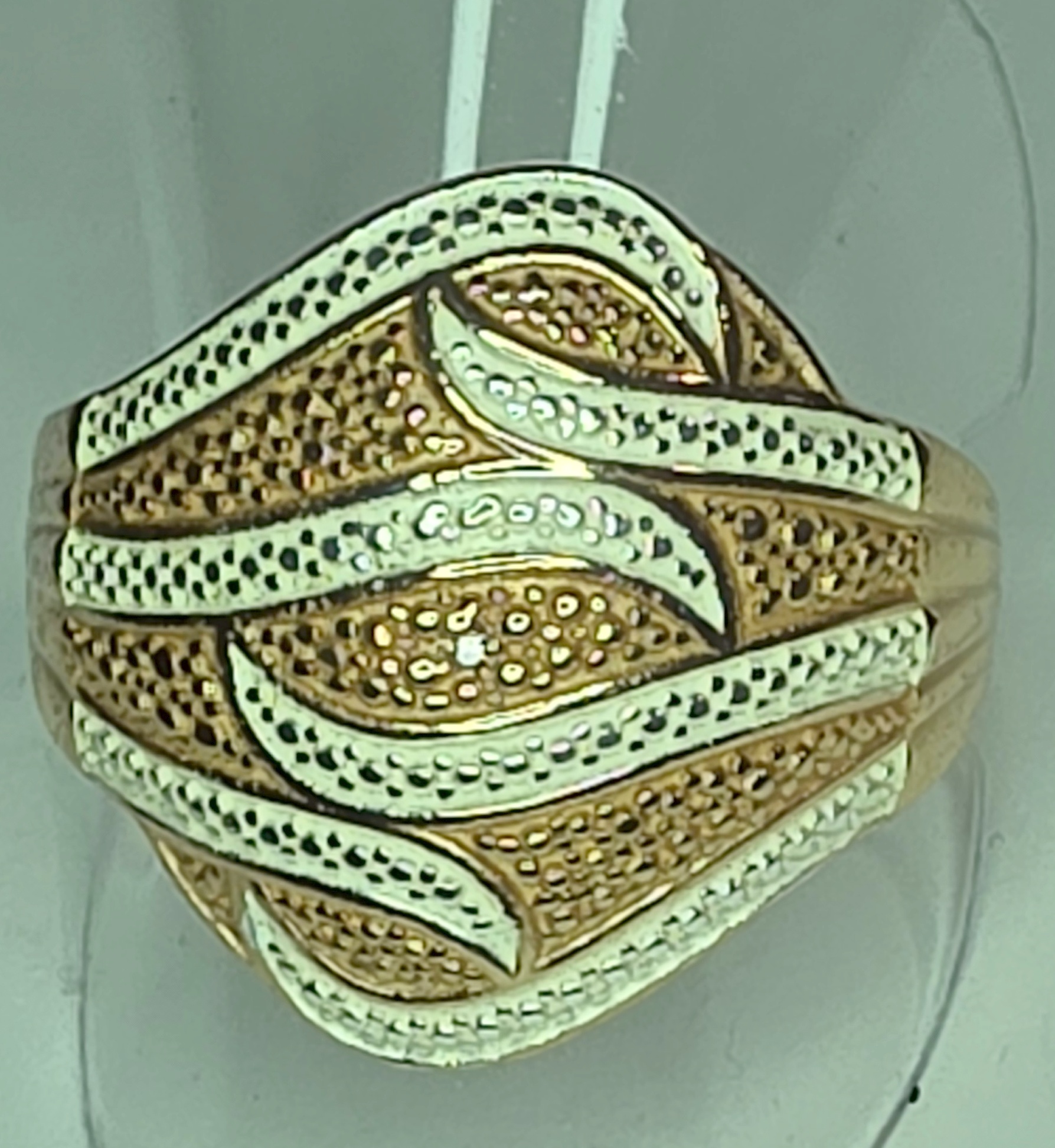No Reserve Natural Diamond Ring Size 9 RG
