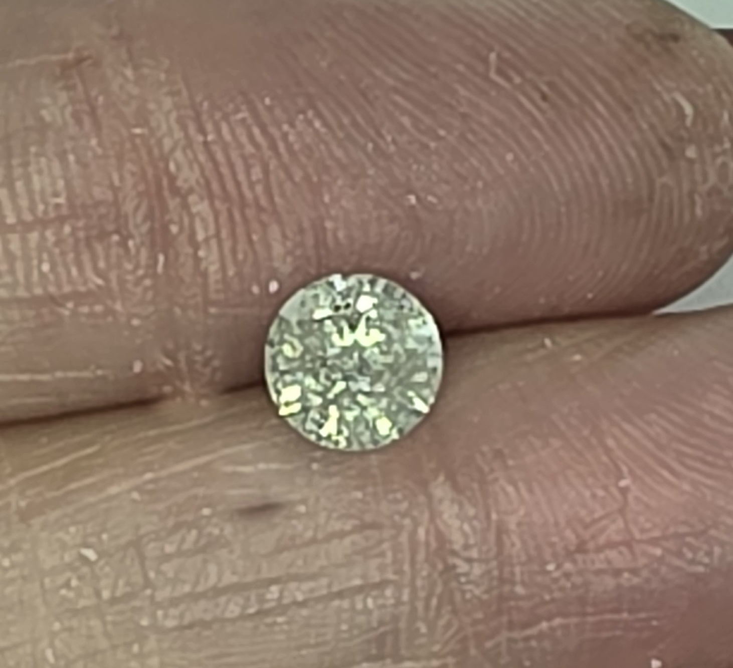 No Reserve .83 CT Natural Diamond Round Cut Loose Gemstone