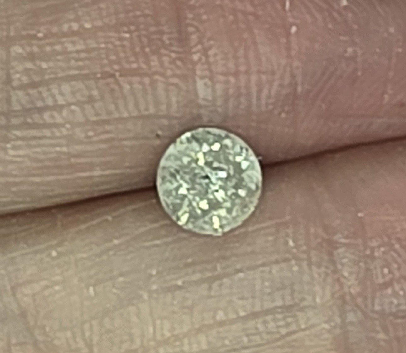 No Reserve .81 CT Natural Diamond Round Cut Loose Gemstone