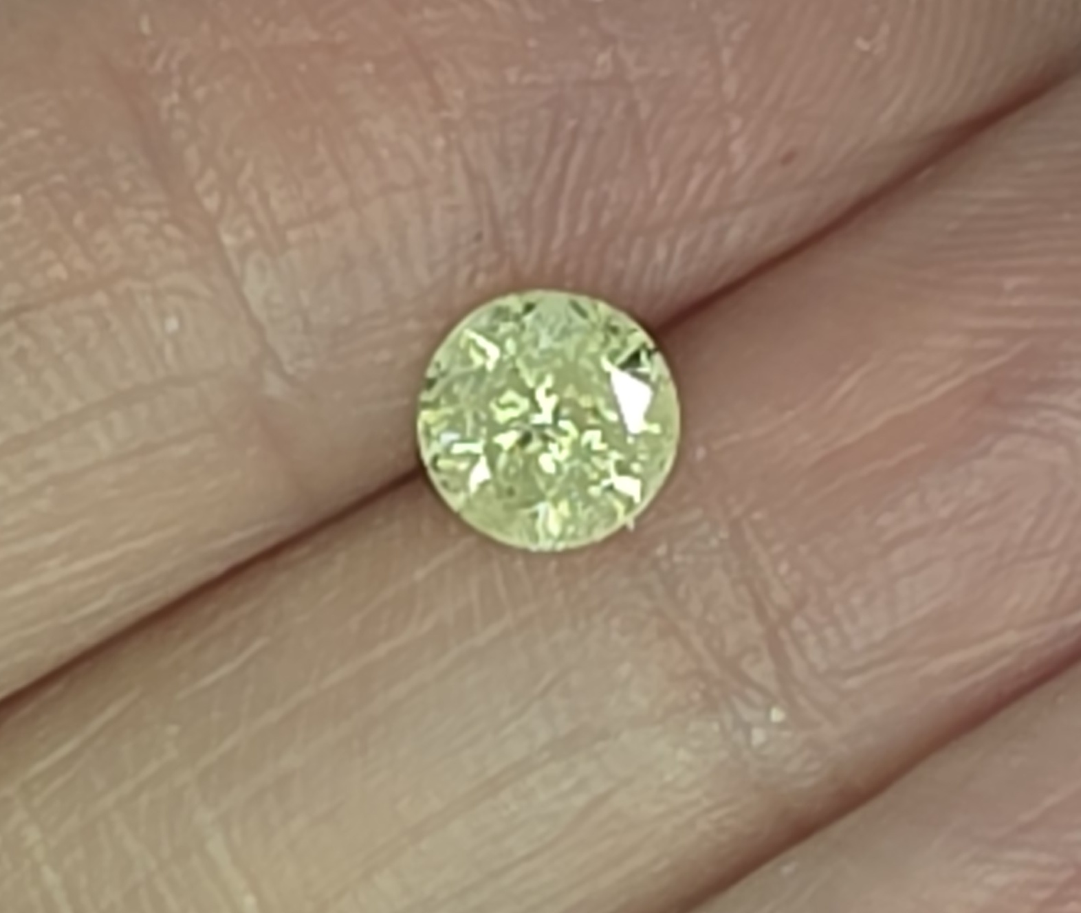 No Reserve .63 CT Natural Diamond Round Cut Loose Gemstone