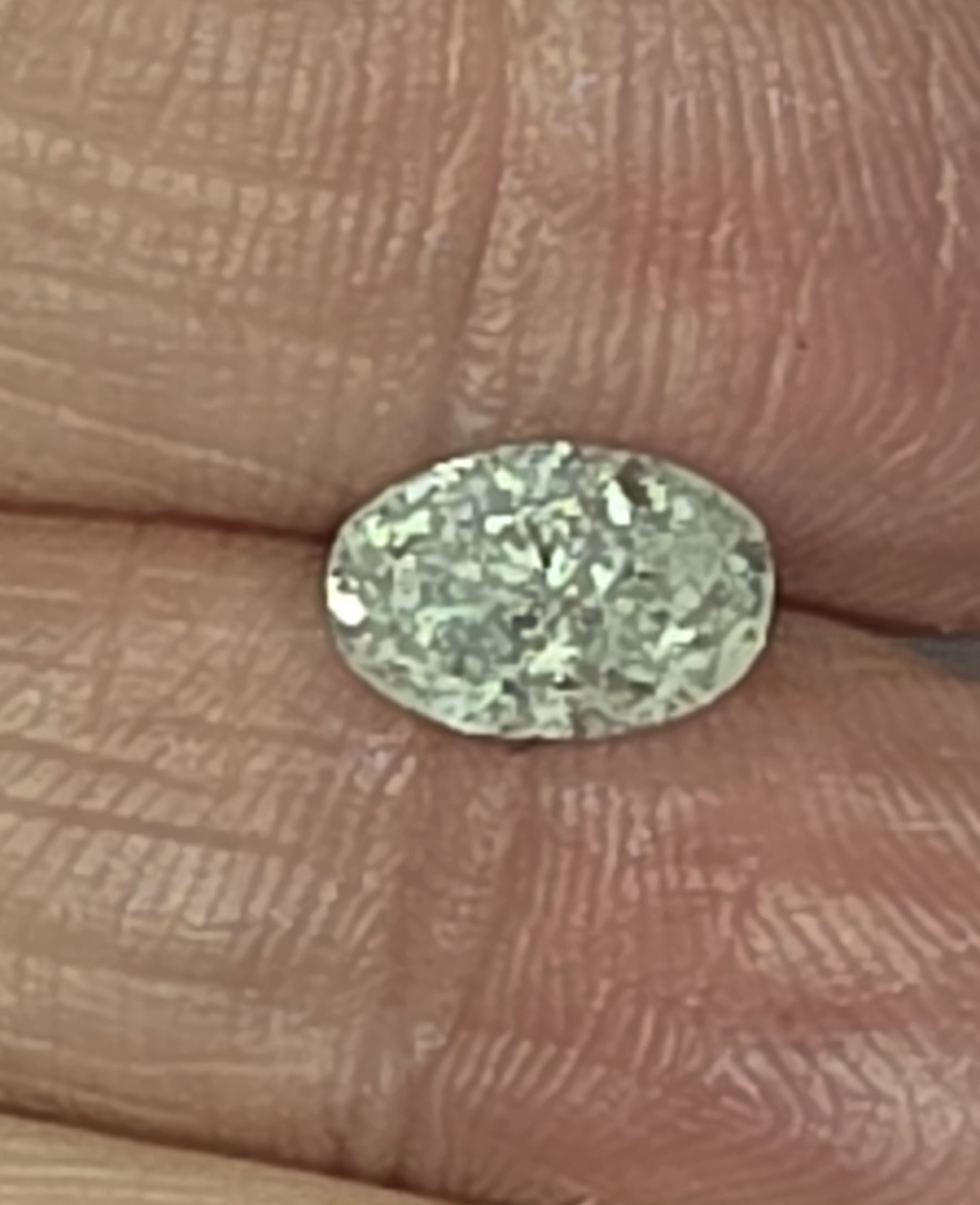 No Reserve 1.15 ct Natural Diamond Oval Cut Loose Gemstone