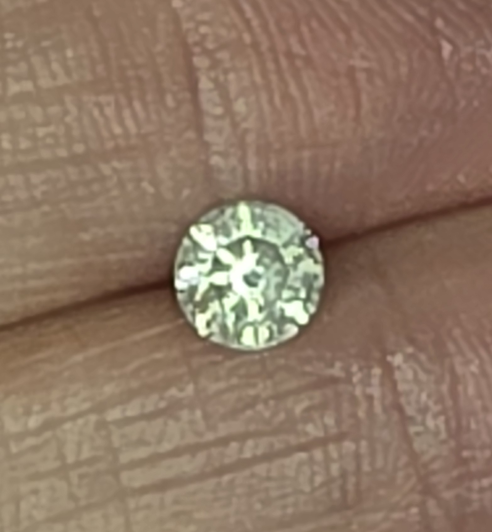 No Reserve .62 ct Natural Diamond Round Cut Loose Gemstone
