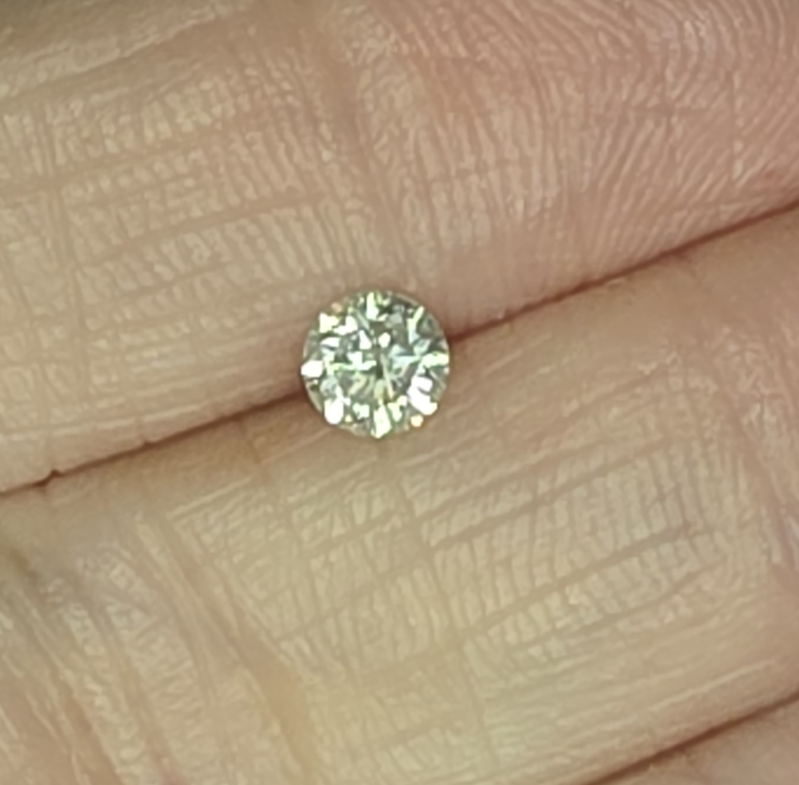 No Reserve .39 ct Natural Diamond Round Cut Loose Gemstone