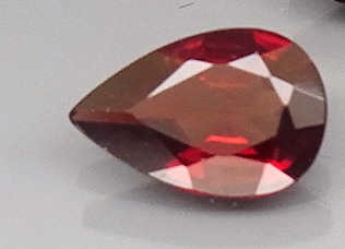 No Reserve VVS Natural Garnet Pear Cut Loose Gemstone