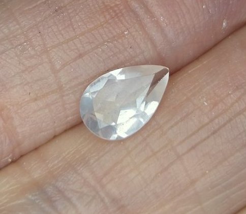 No Reserve VVS Natural Rose Quartz Pear Cut Loose Gemstone