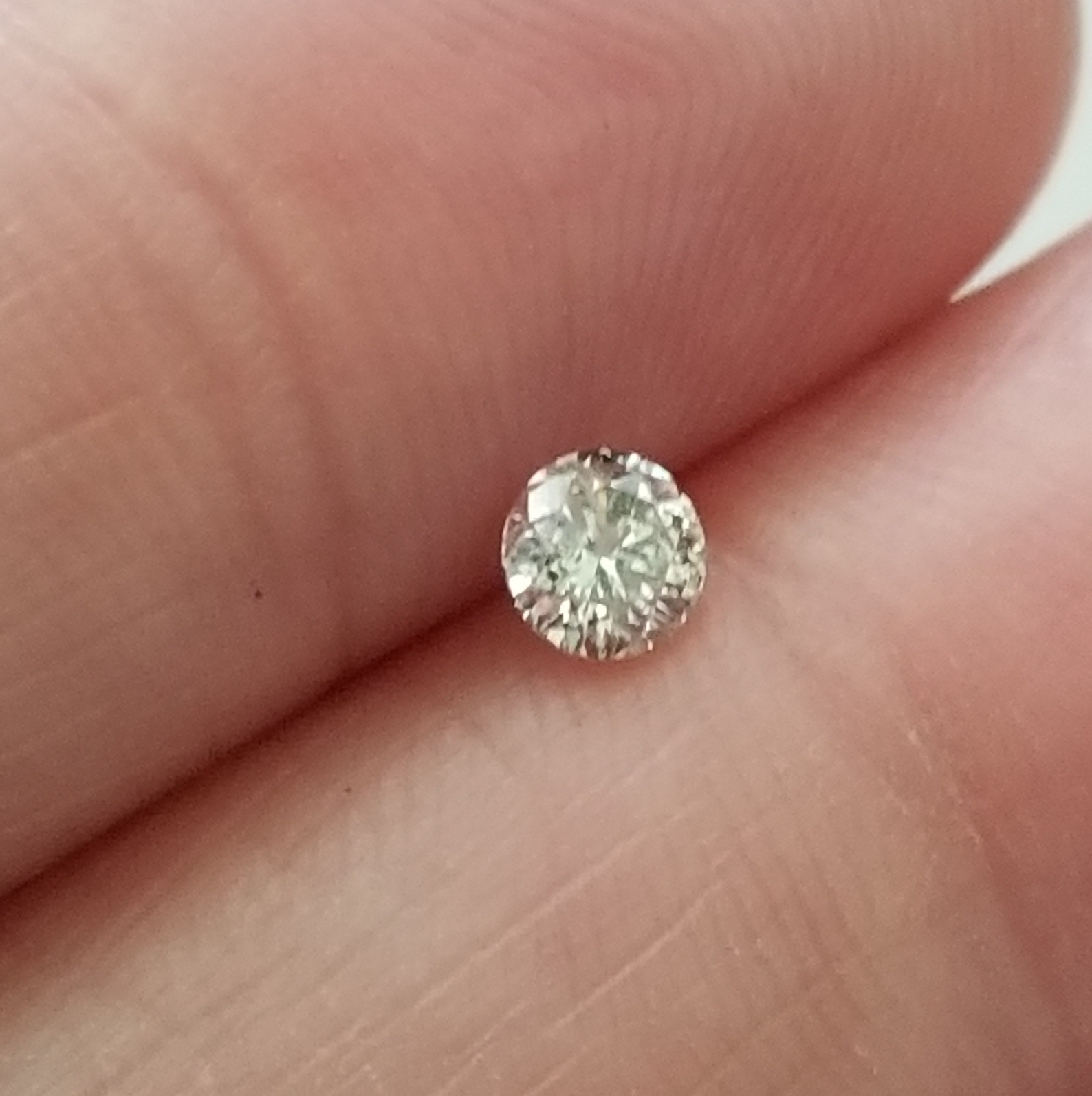 No Reserve .34 ct Natural Diamond Round Cut Loose Gemstone