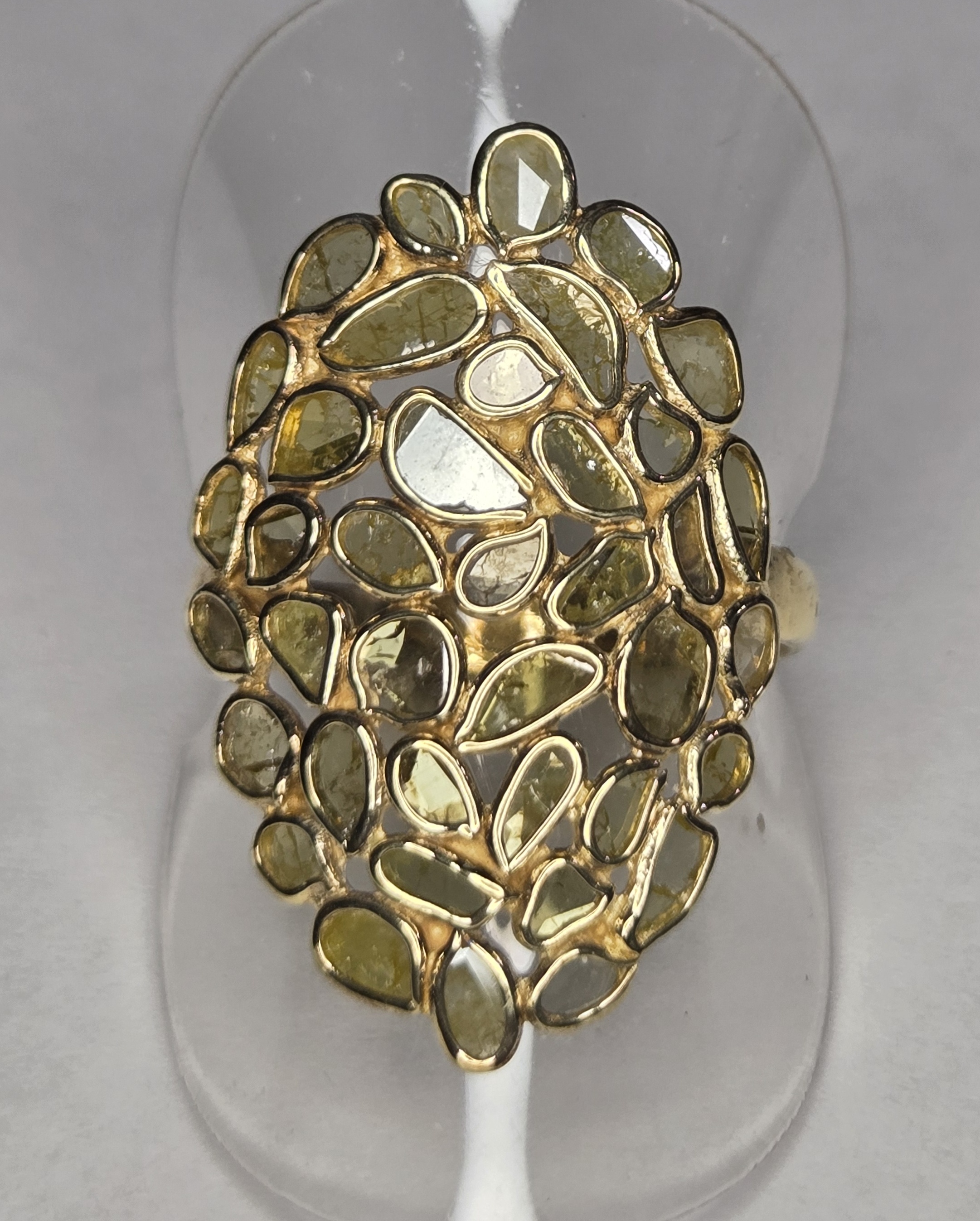 No Reserve 1.50 ct Natural  Diamond Ring Size 8