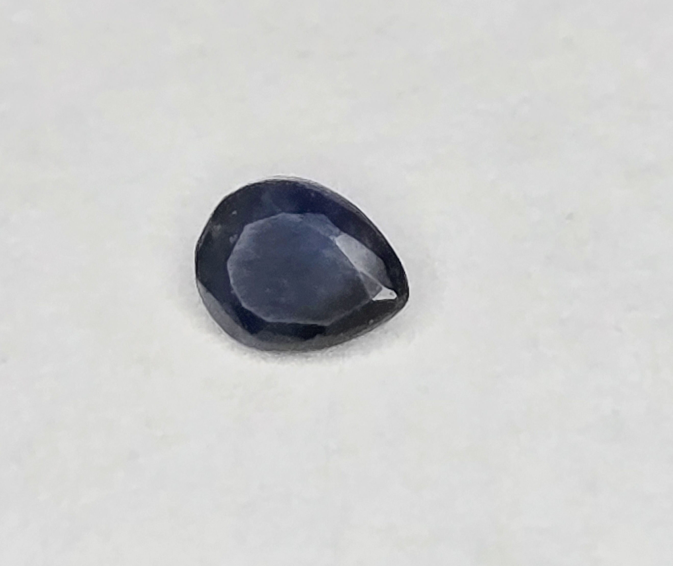 No Reserve Natural Sapphire Pear Cut Loose Gemstone