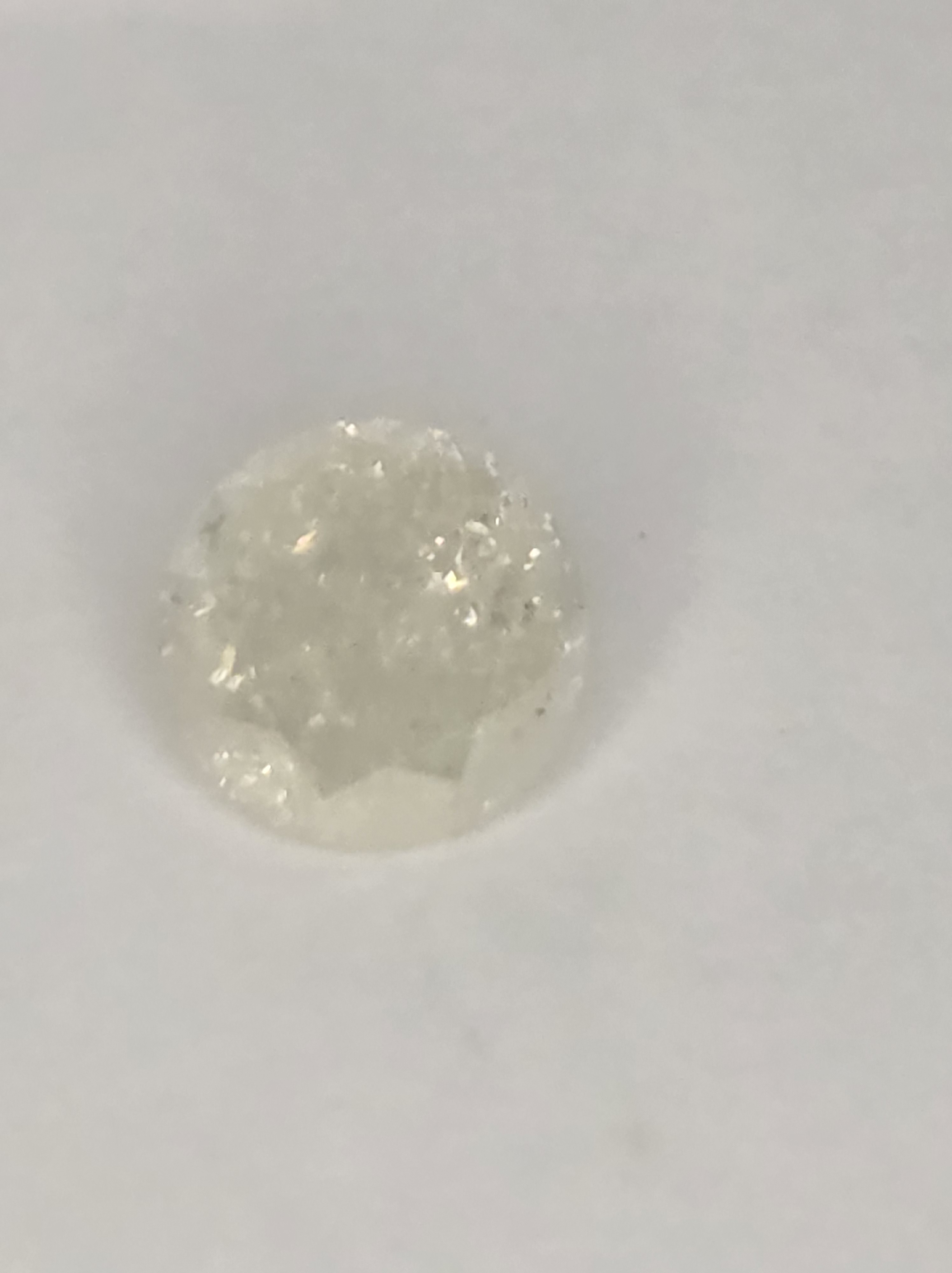 No Reserve .62 ct Natural Diamond Round Cut Loose Gemstone