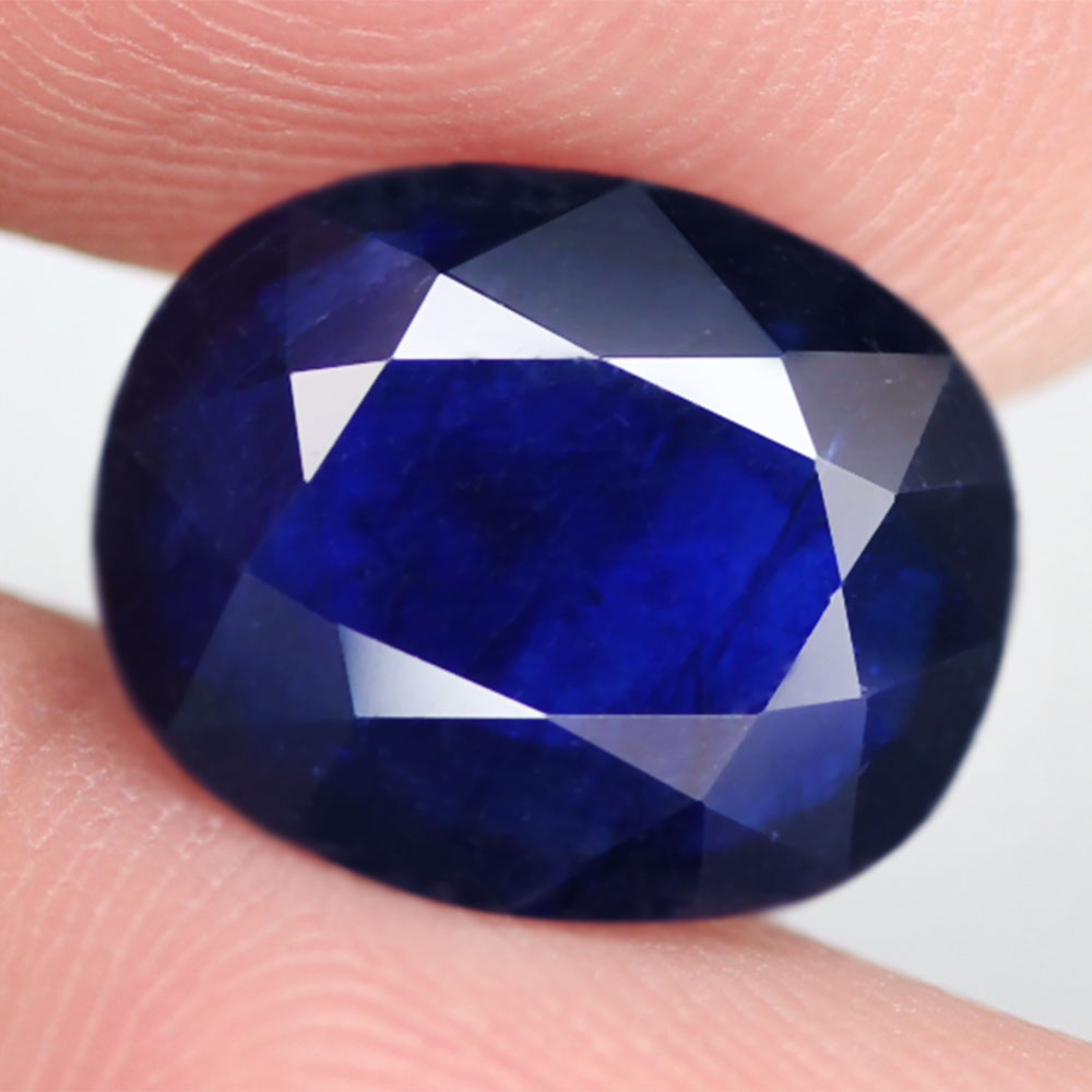 7.19 ct natural Sapphire Oval Cut Loose Gemstone Property Room