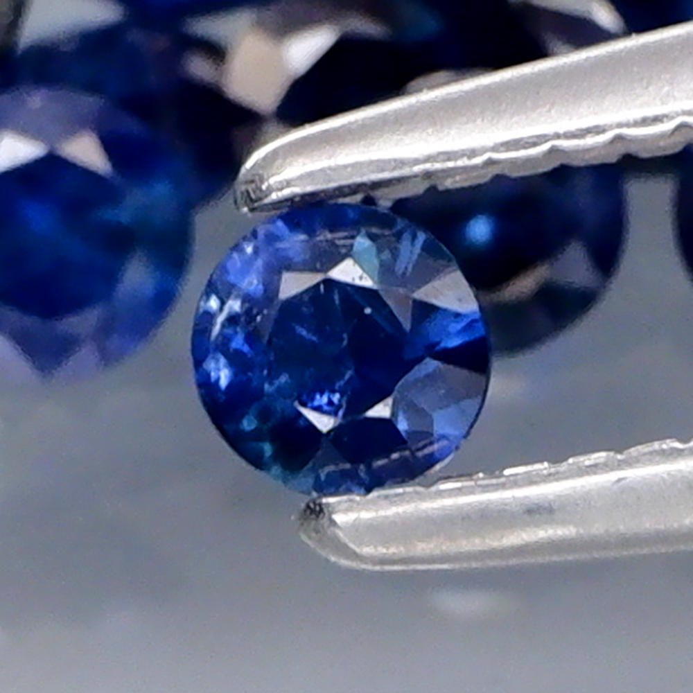 No Reserve Natural Sapphire Round Cut Loose Gemstone