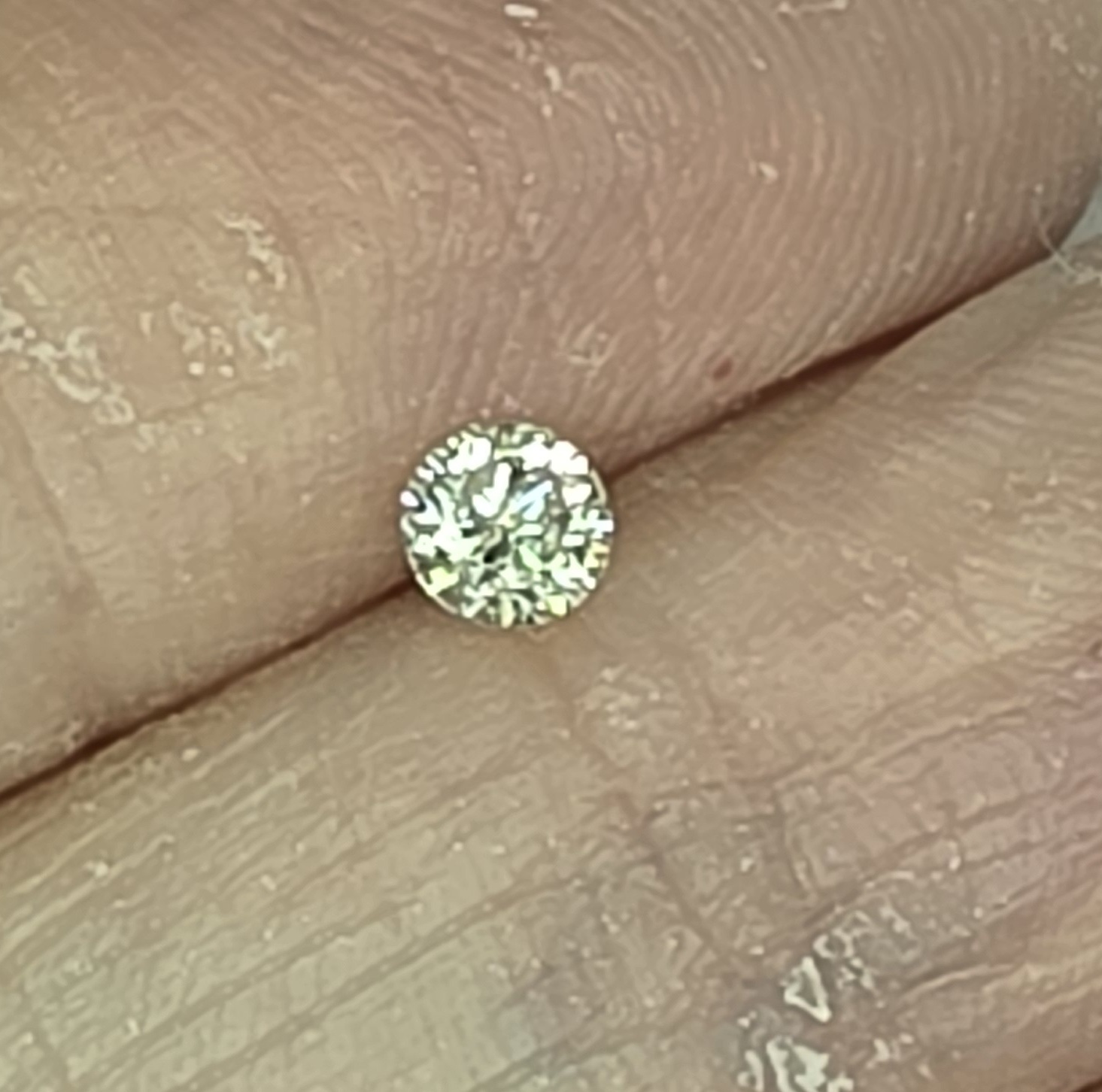 No Reserve  .18 ct Natural Diamond Round Cut Loose Gemstone