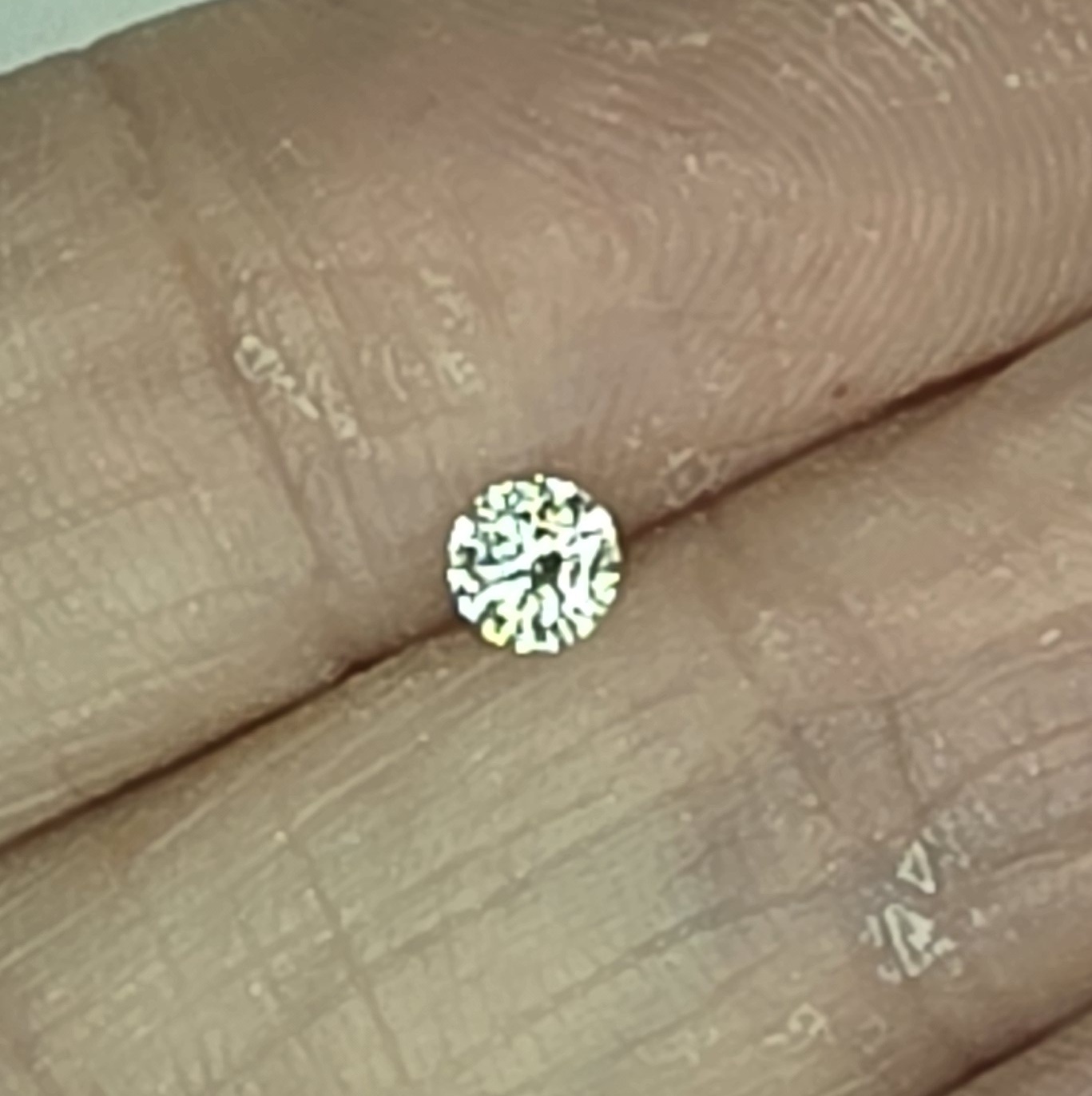 No Reserve  .17 ct Natural Diamond Round Cut Loose Gemstone