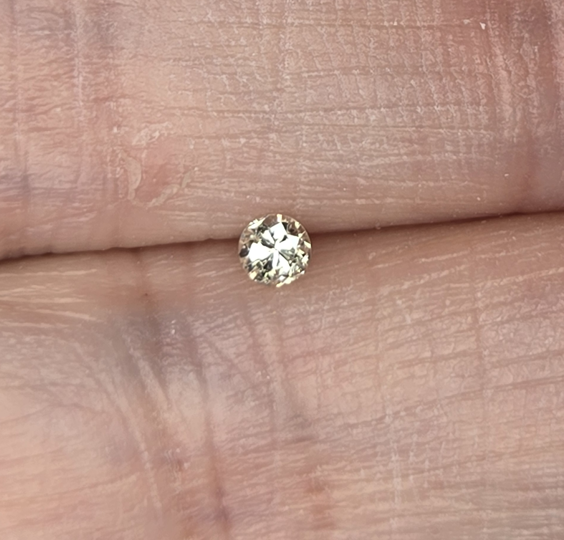 No Reserve .10 ct Natural  Diamond Round Cut Loose Gemstone