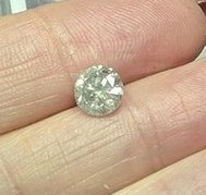 No Reserve 1.09 ct Natural Diamond Round Cut Loose Gemstone