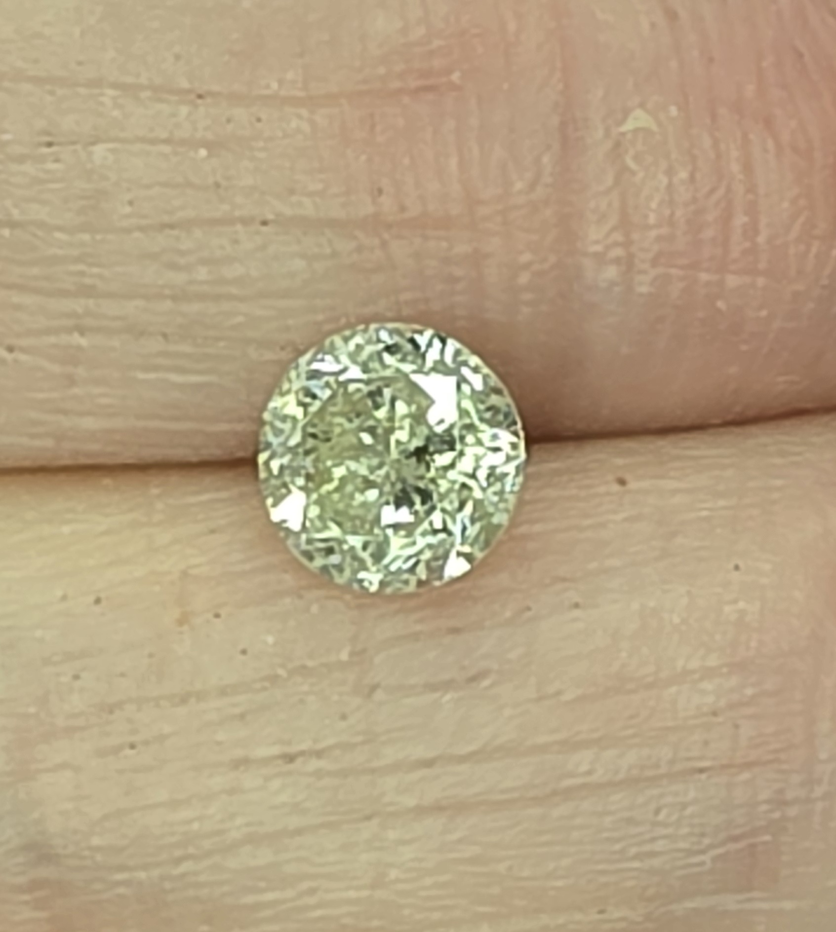No Reserve .85 ct Natural Diamond Round Cut Loose Gemstone