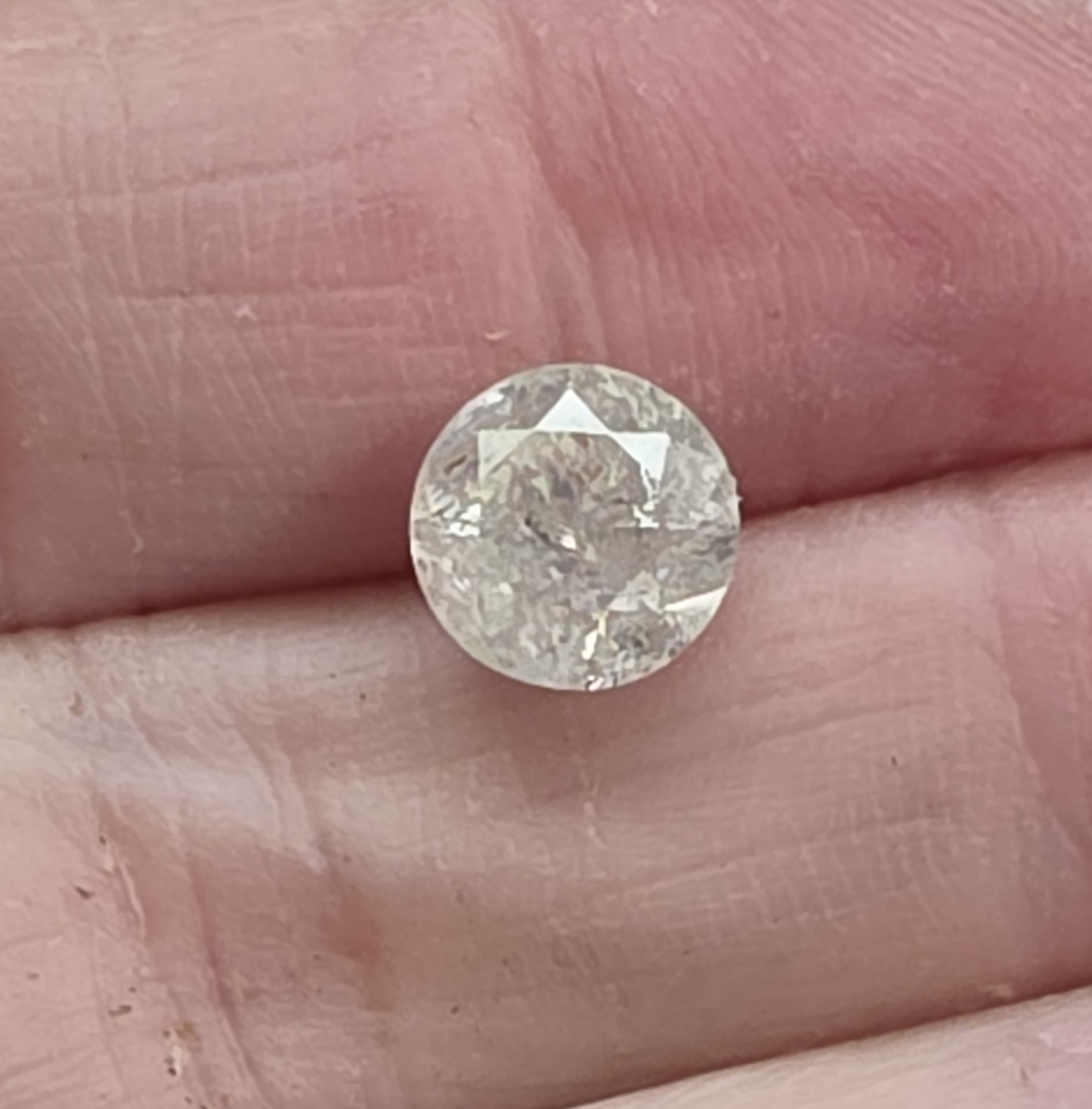 No Reserve 2.01 ct Natural Diamond Round Cut Loose Gemstone