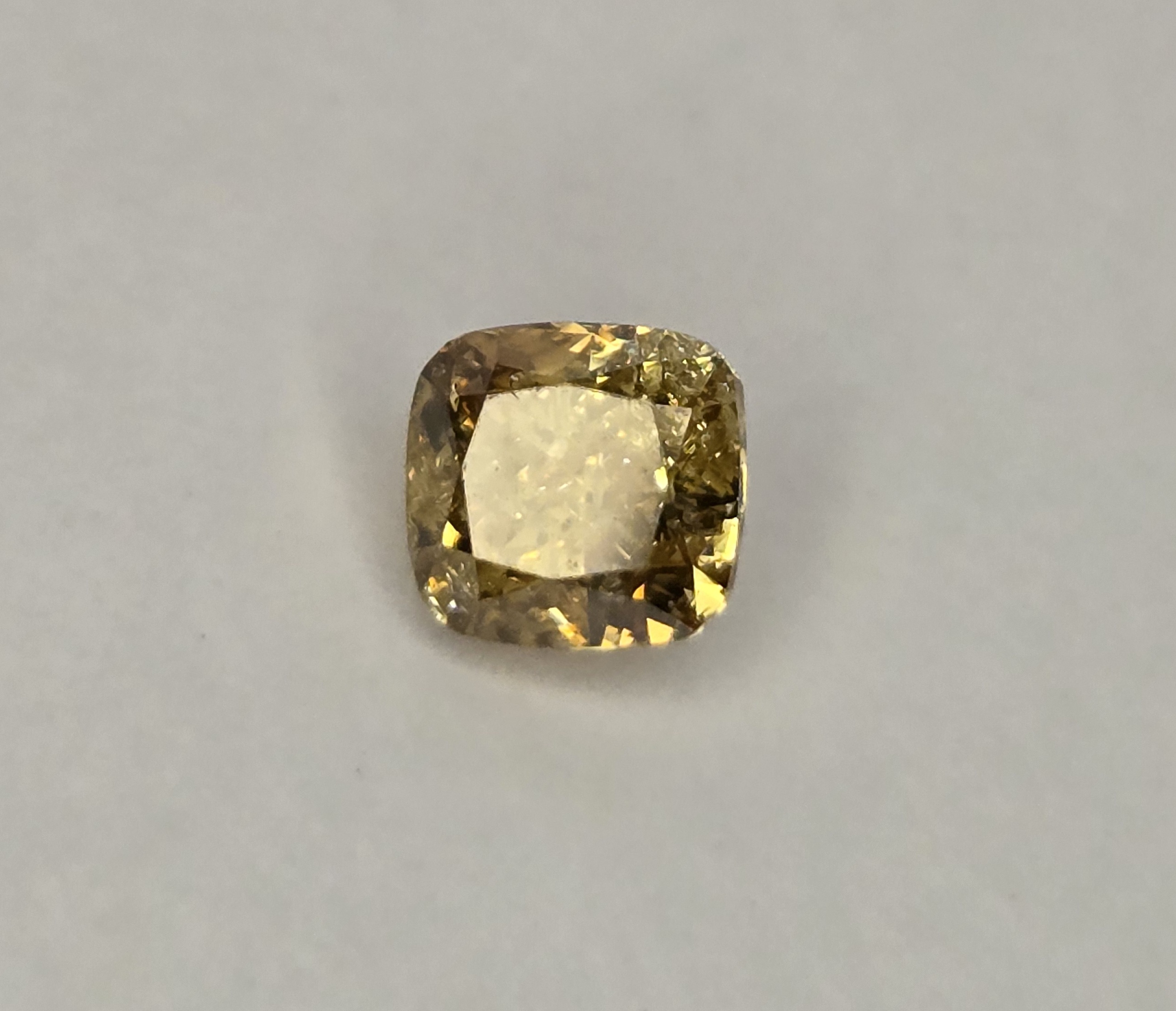 No Reserve .46 ct Natural Orange Champagne Diamond Round Cut Loose Gemstone ksi2