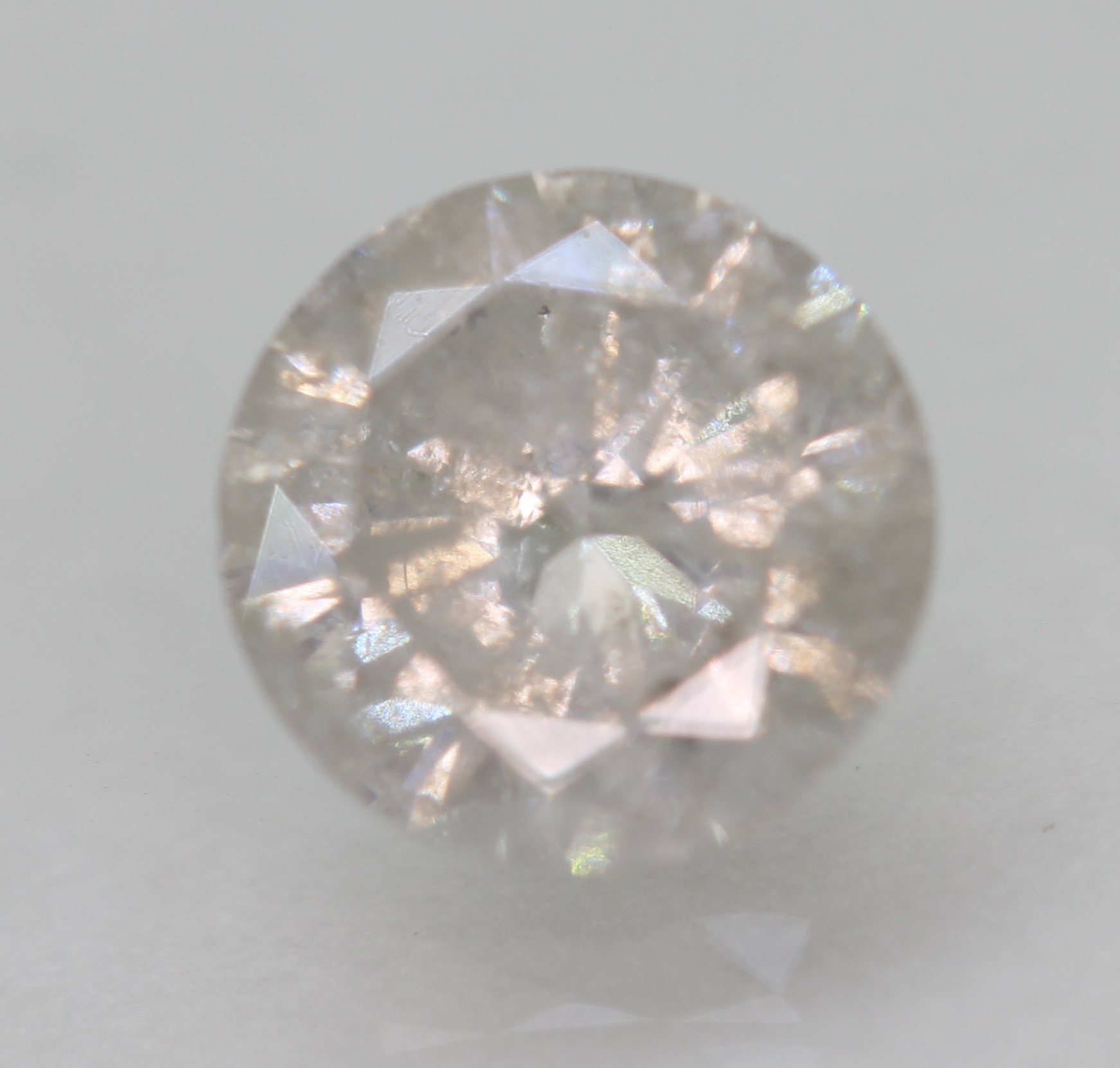 No Reserve .75 Ct Natural Diamond Round Cut Loose Gemstone