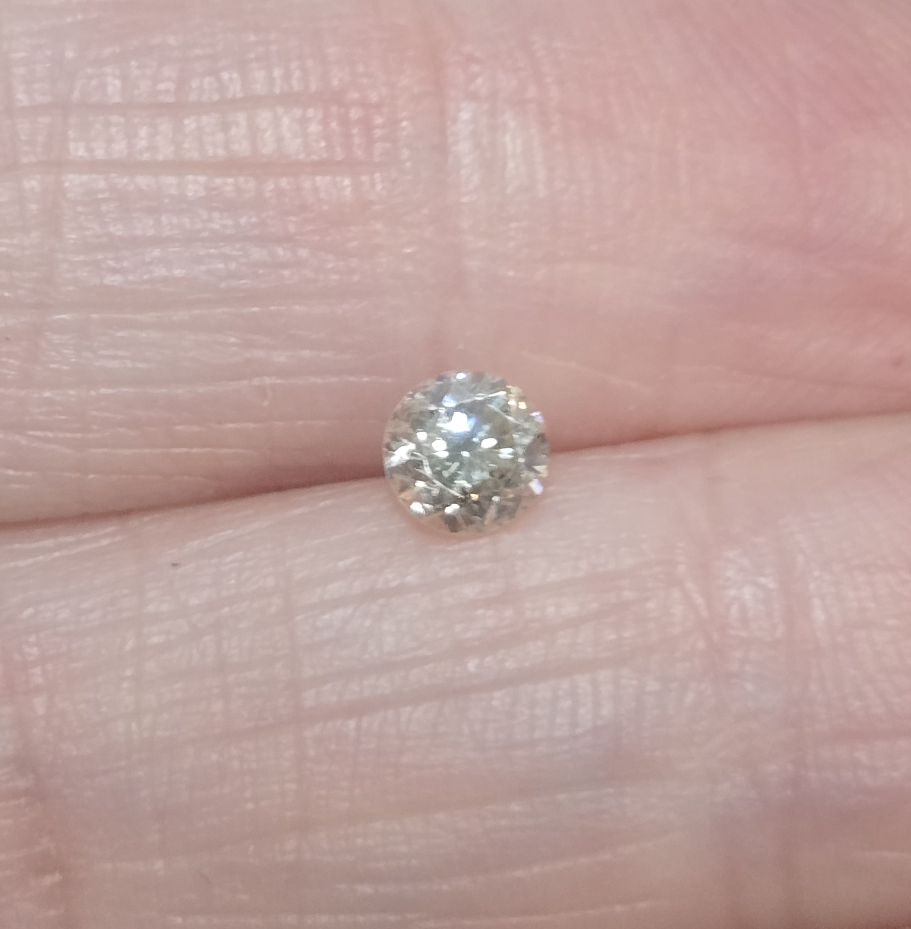 No Reserve .31 Ct Natural Diamond Round Cut Loose Gemstone