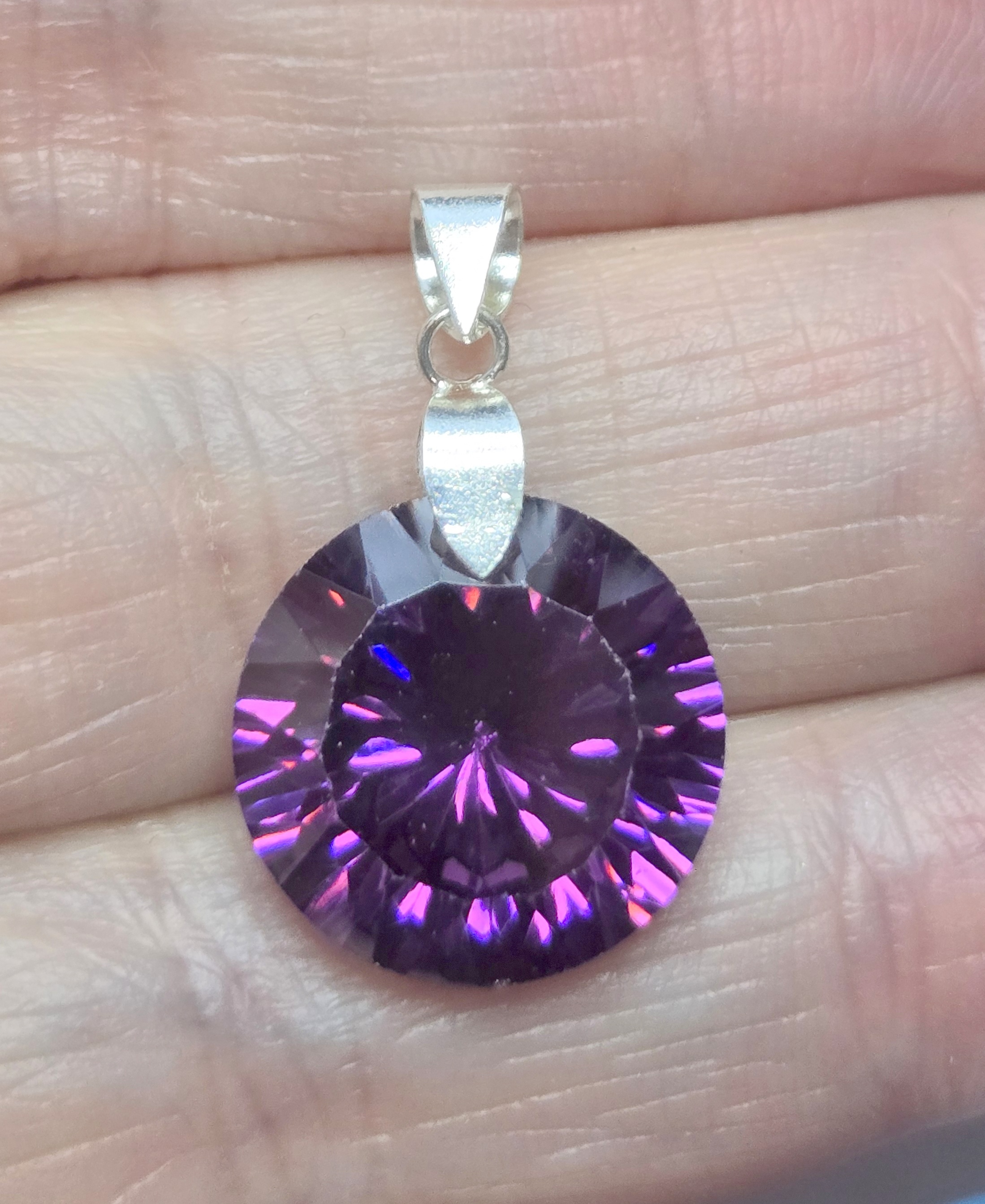No Reserve Natural Amethyst Pendant