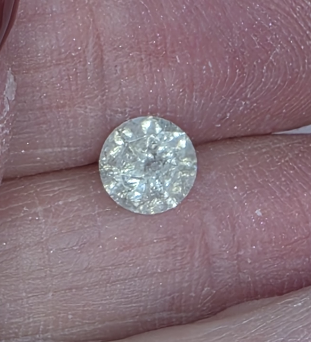 No Reserve .83 ct Natural Diamond Round Cut Loose Gemstone