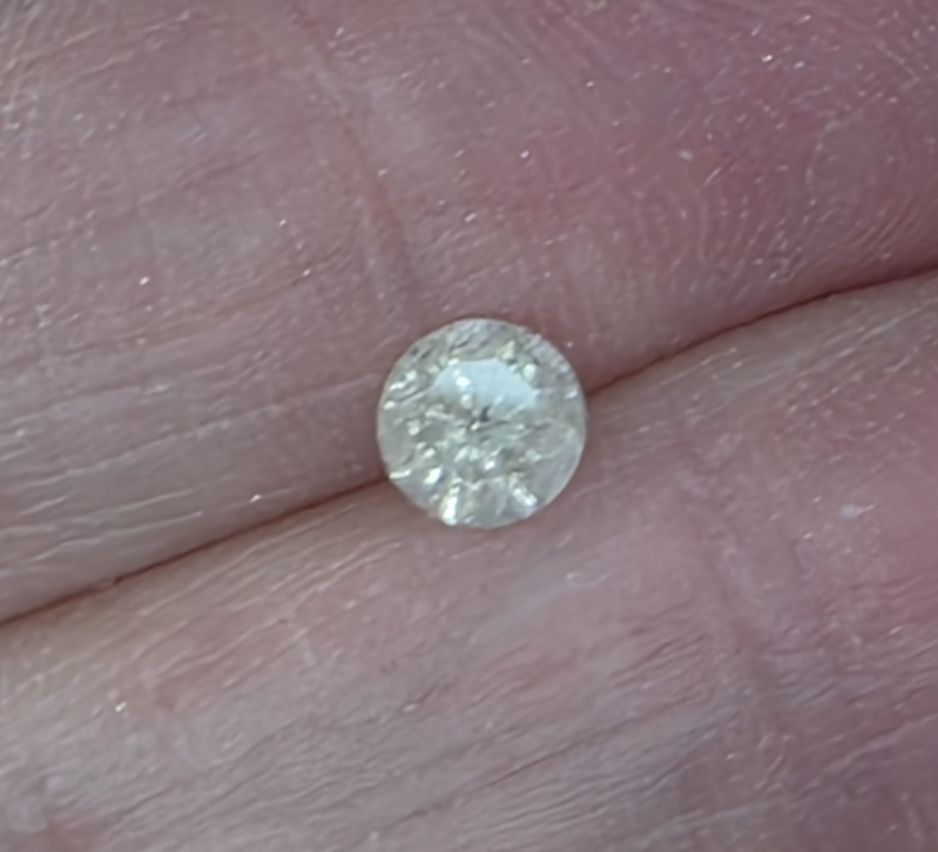 No Reserve .55 ct Natural Diamond Round Cut Loose Gemstone