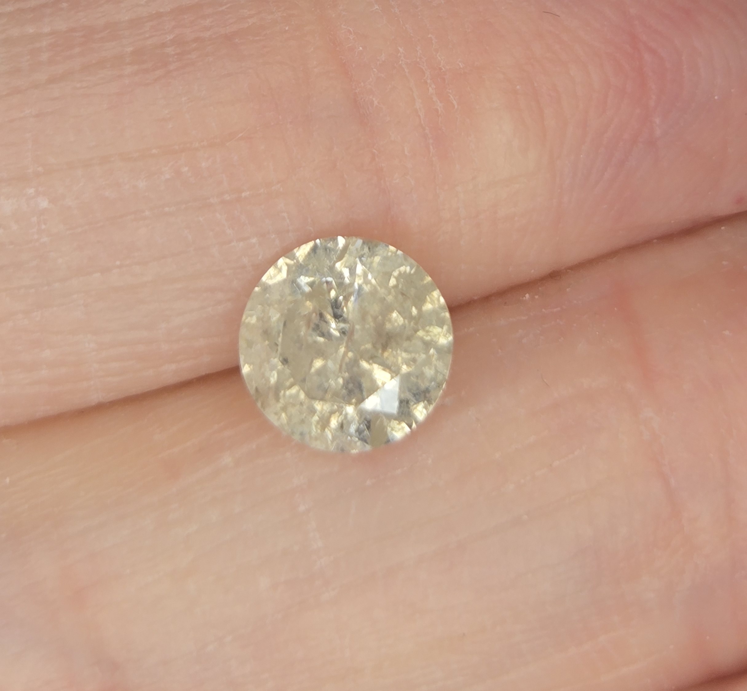 No Reserve 1.15 ct Natural Diamond Round Cut Loose Gemstone