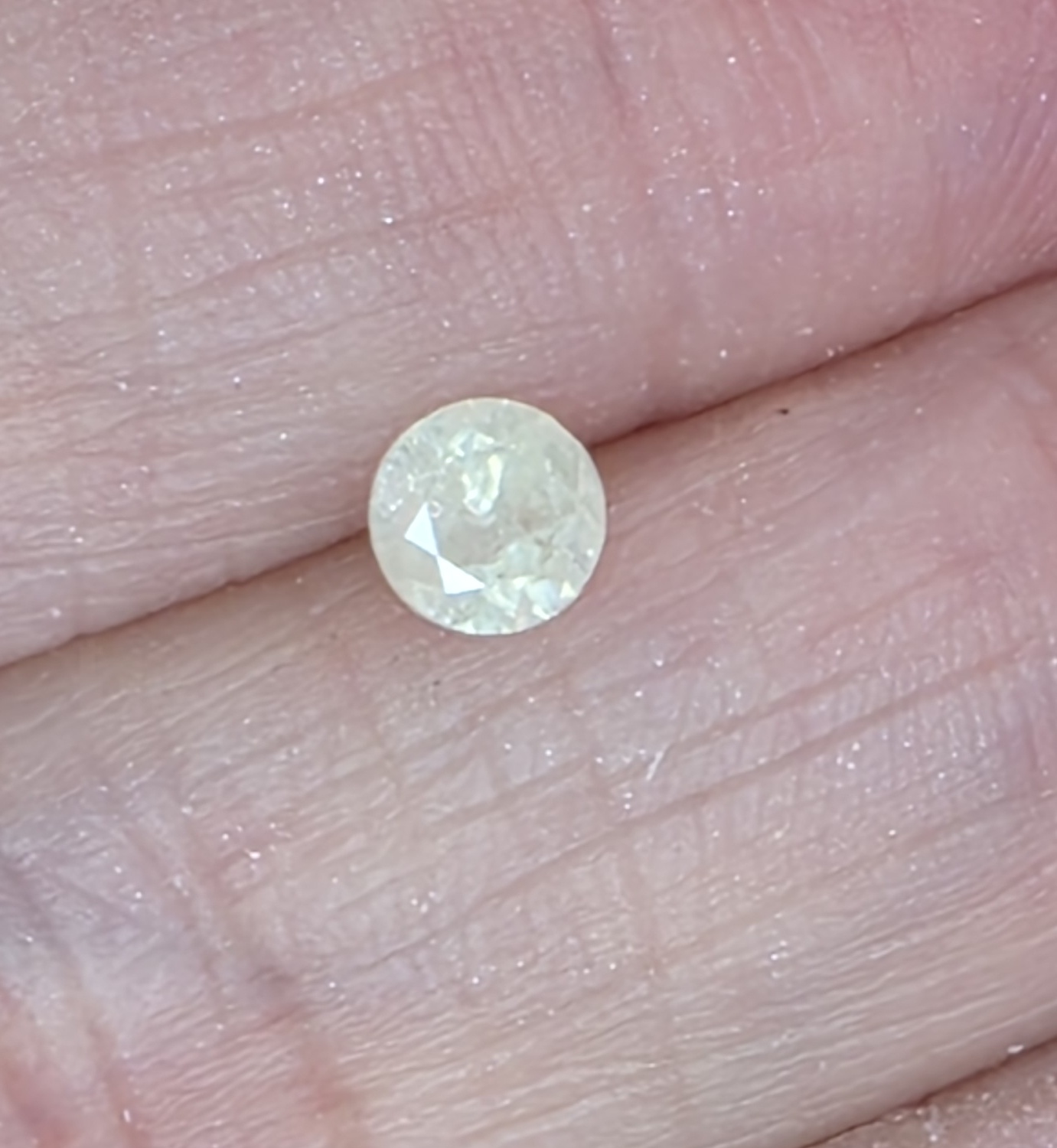 No Reserve .42 ct Natural Diamond Round Cut Loose Gemstone