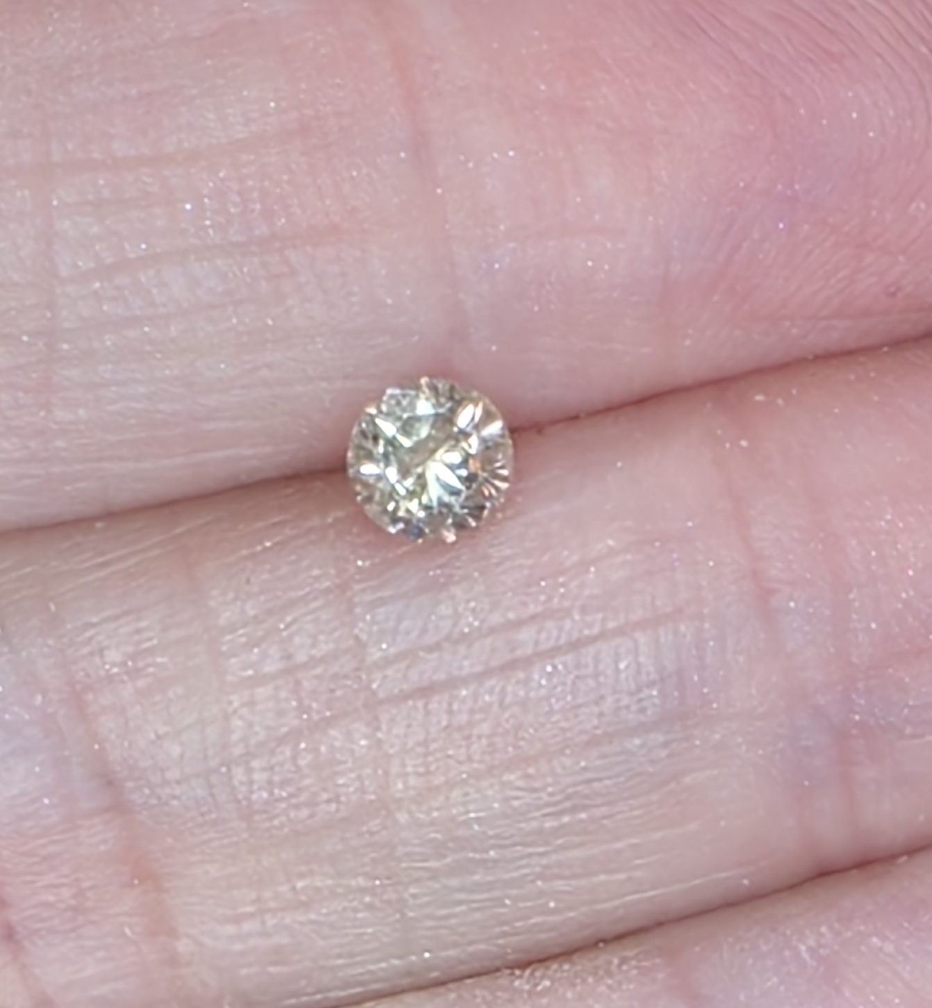No Reserve .38 ct Natural Diamond Round Cut Loose Gemstone