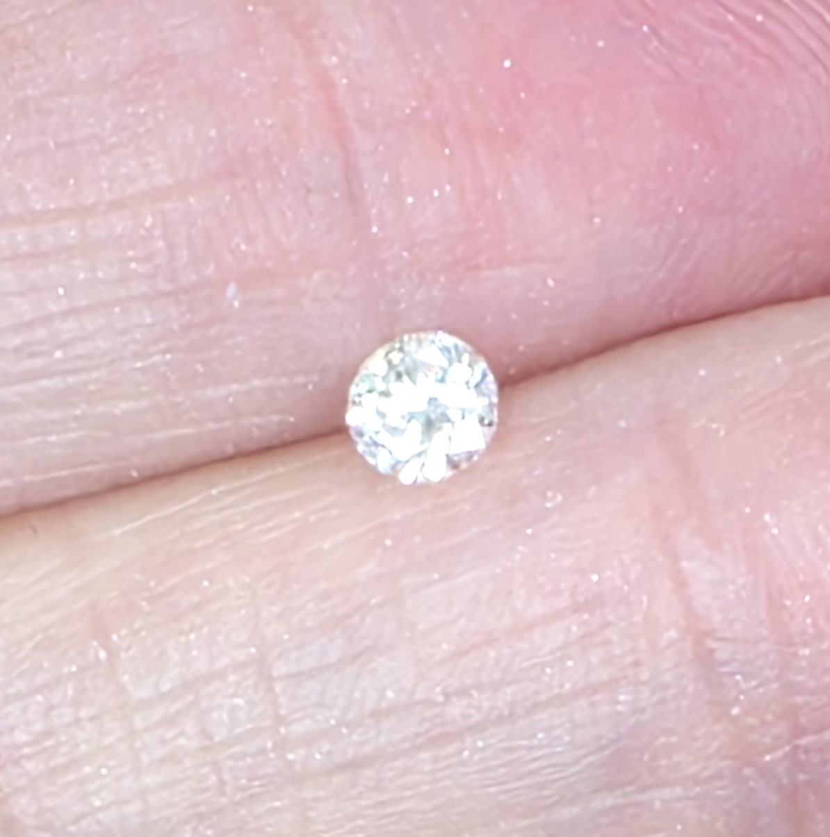 No Reserve .20 ct Natural Diamond Round Cut Loose Gemstone