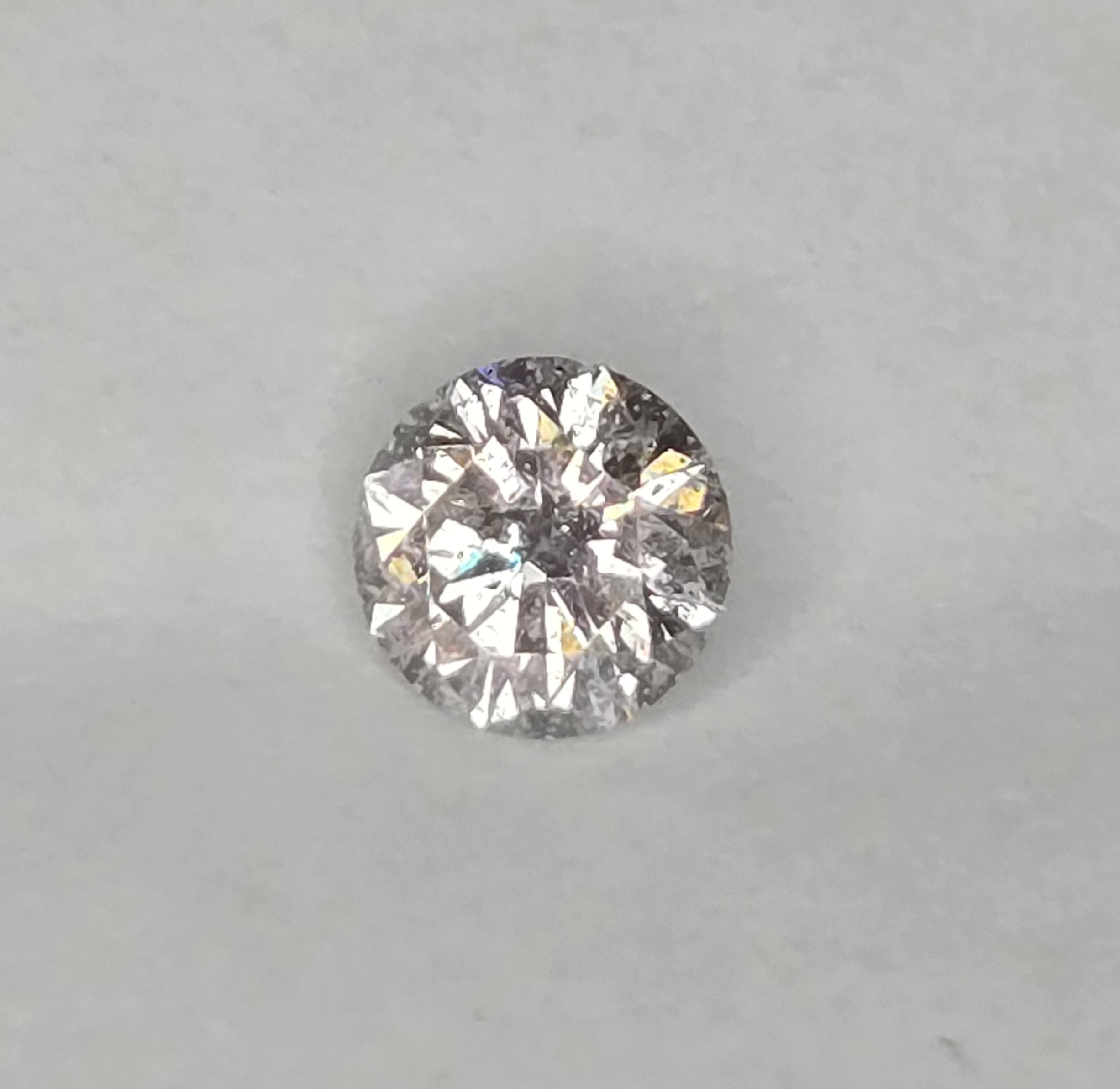 No Reserve .26 ct Natural Diamond Round Cut Loose Gemstone