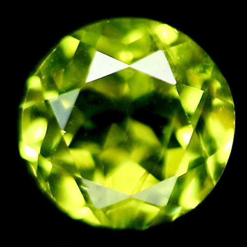 No Reserve Natural Peridot Round Cut Loose Gemstone