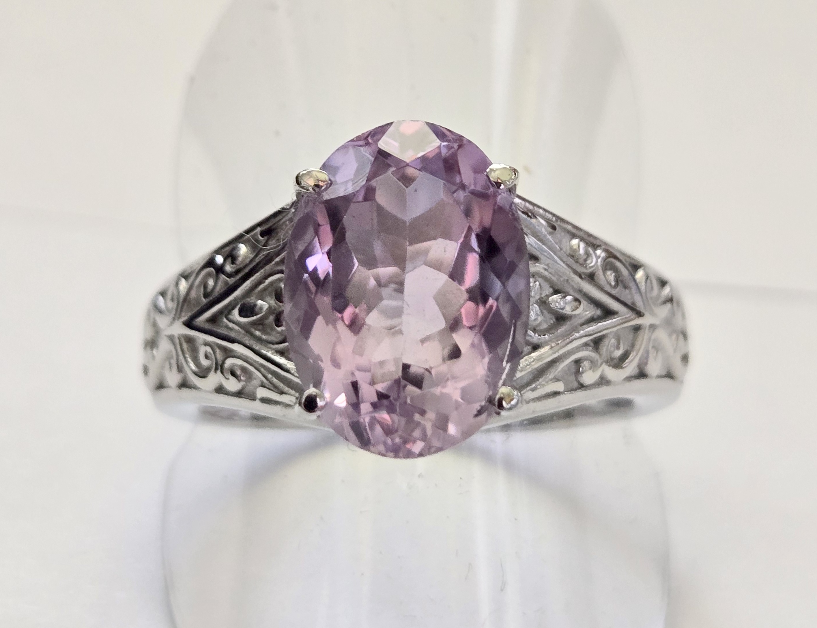 No Reserve Natural Amethyst Ring Size 10