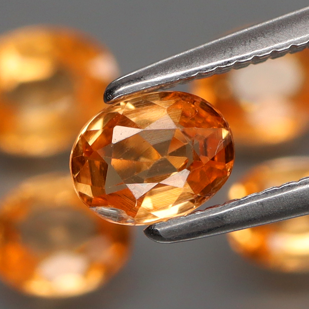 No Reserve VVS Natural Spessartite Garnet Baguette Cut Loose Gemstone