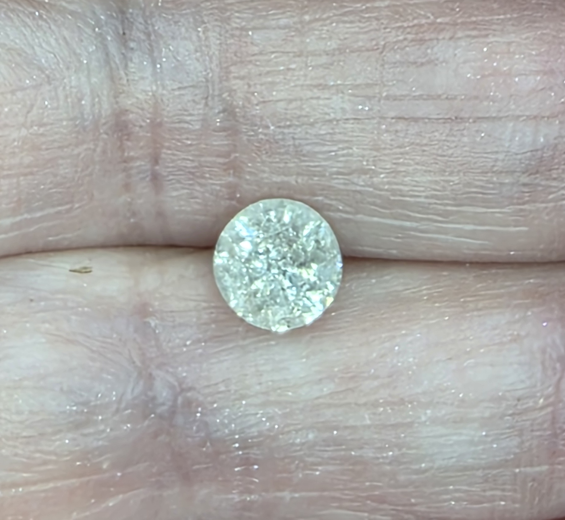 No Reserve ..84 ct Natural Diamond Round  Cut Loose Gemstone