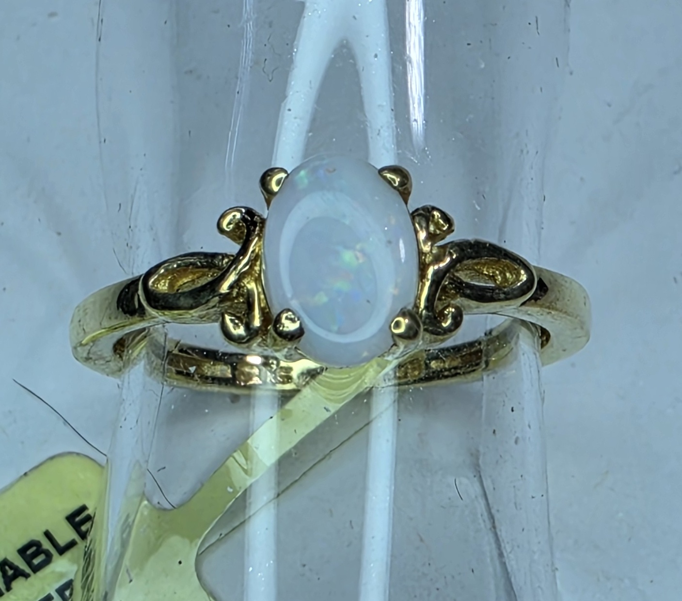 No Reserve Natural; Opal Ring Size 5