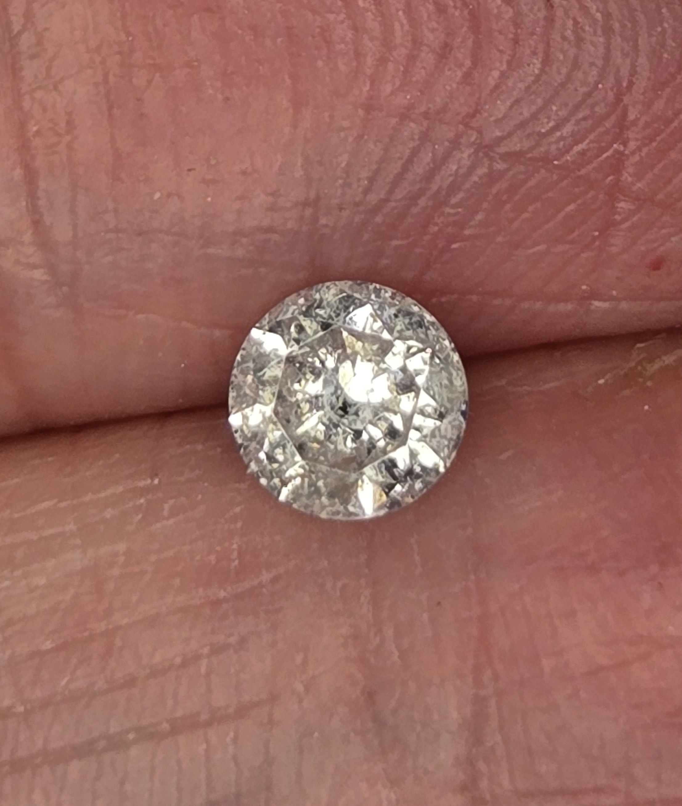 No Reserve .40 ct Natural Diamond Round Cut Loose Gemstone