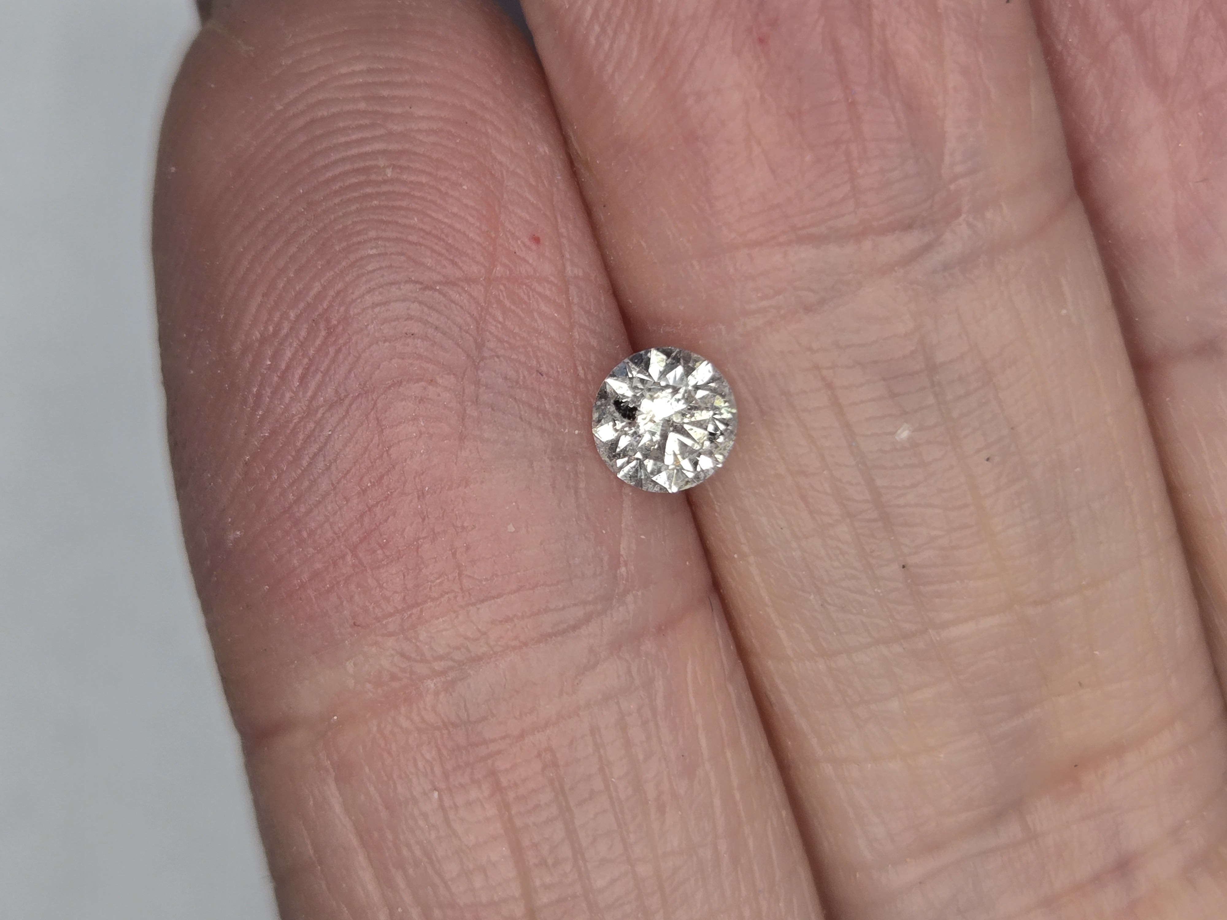 No Reserve .30 ct Natural Diamond Round Cut Loose Gemstone