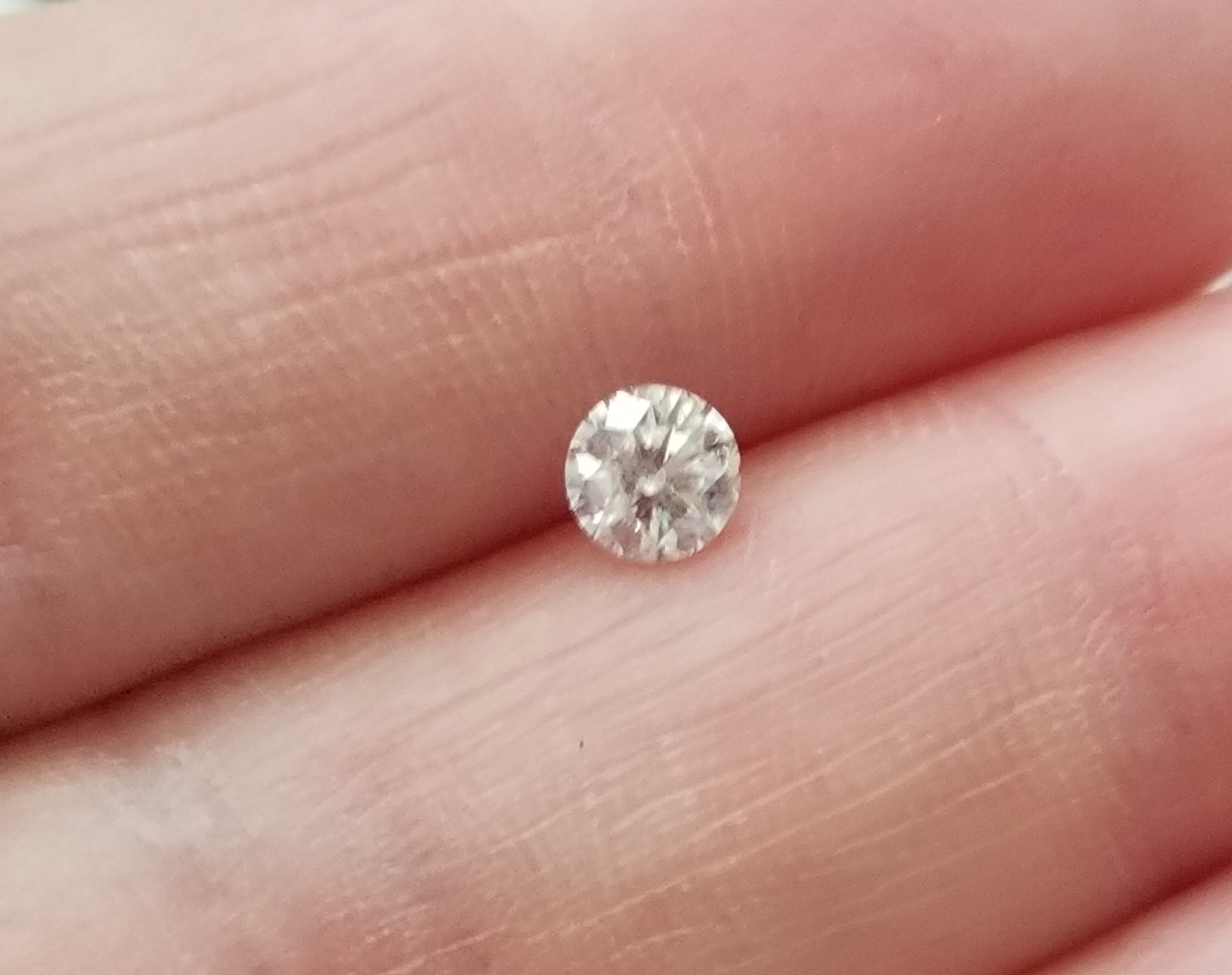 No Reserve .25 Ct Natural Diamond Round Cut Loose Gemstone