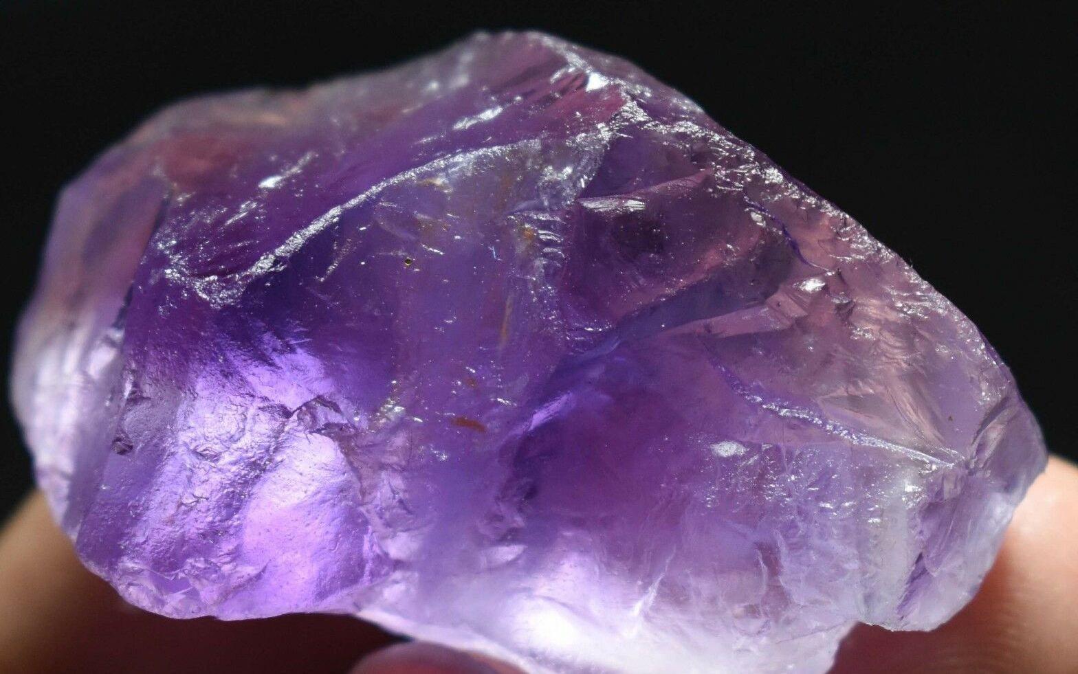 rough cut amethyst
