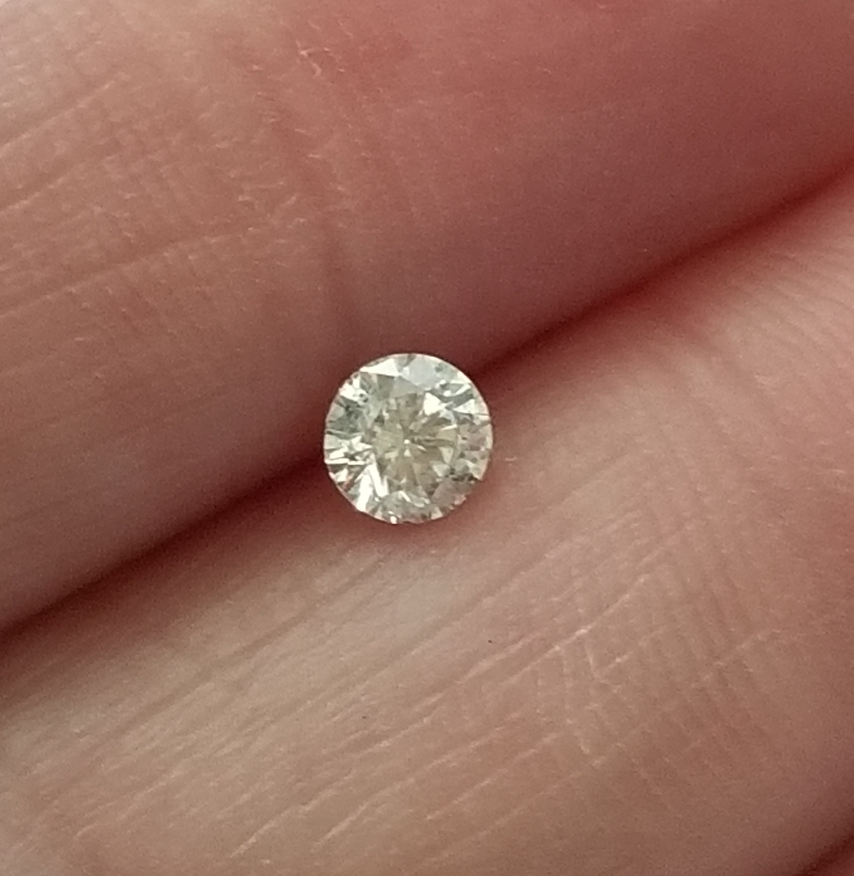 No Resrve .50 ct Natural Diamond Round Cut Loose Gemstone