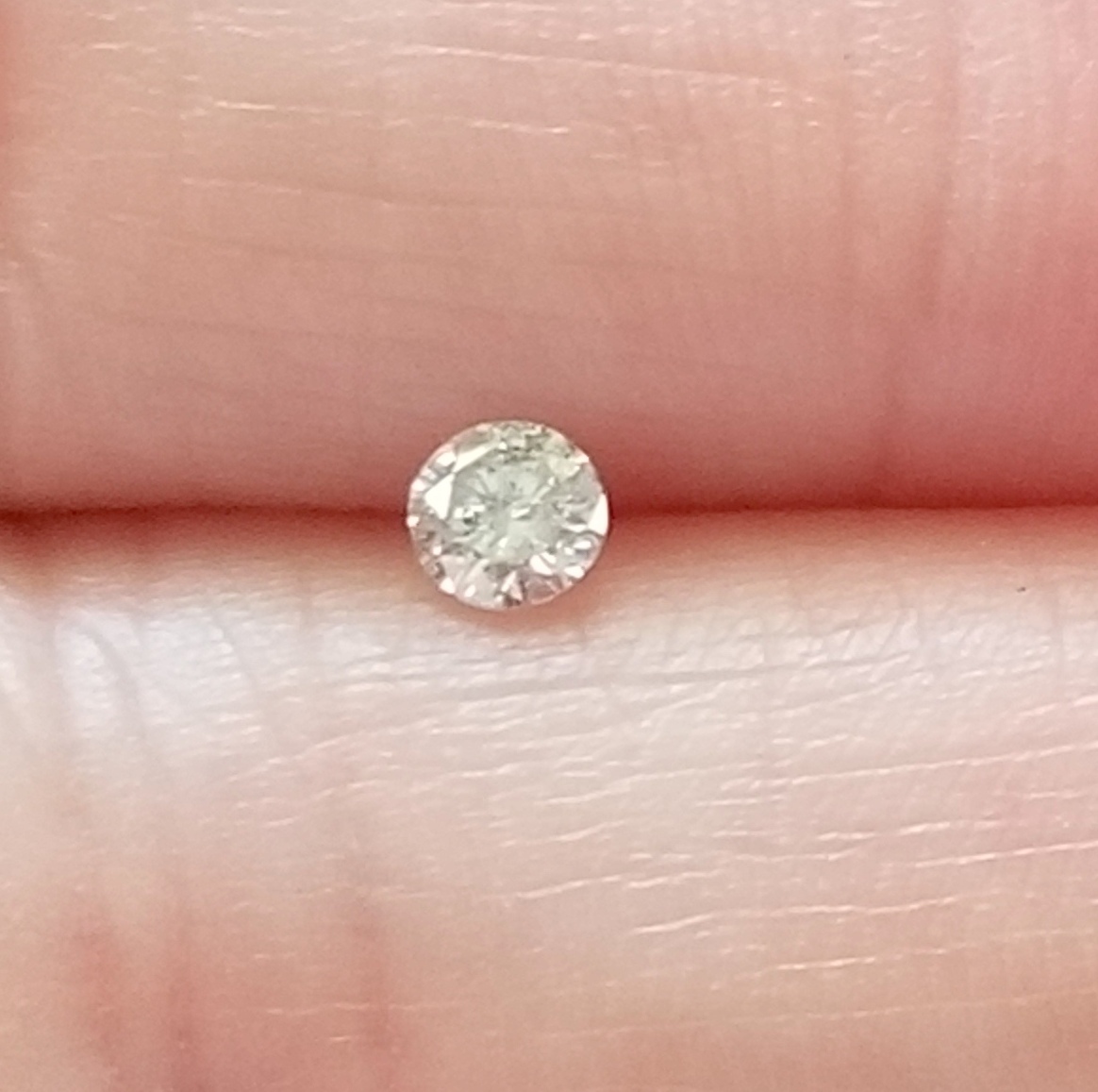 No Resrve .38 ct Natural Diamond Round Cut Loose Gemstone