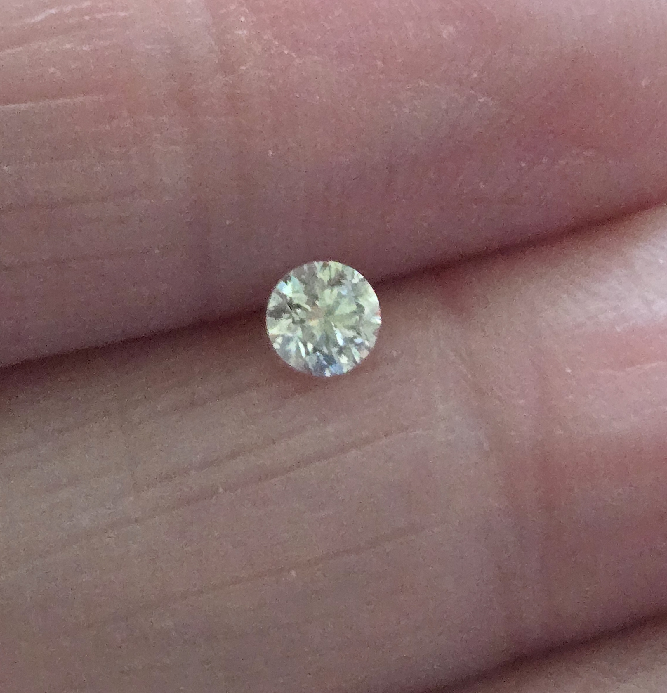 No Resrve .44 ct Natural Diamond Round Cut Loose Gemstone