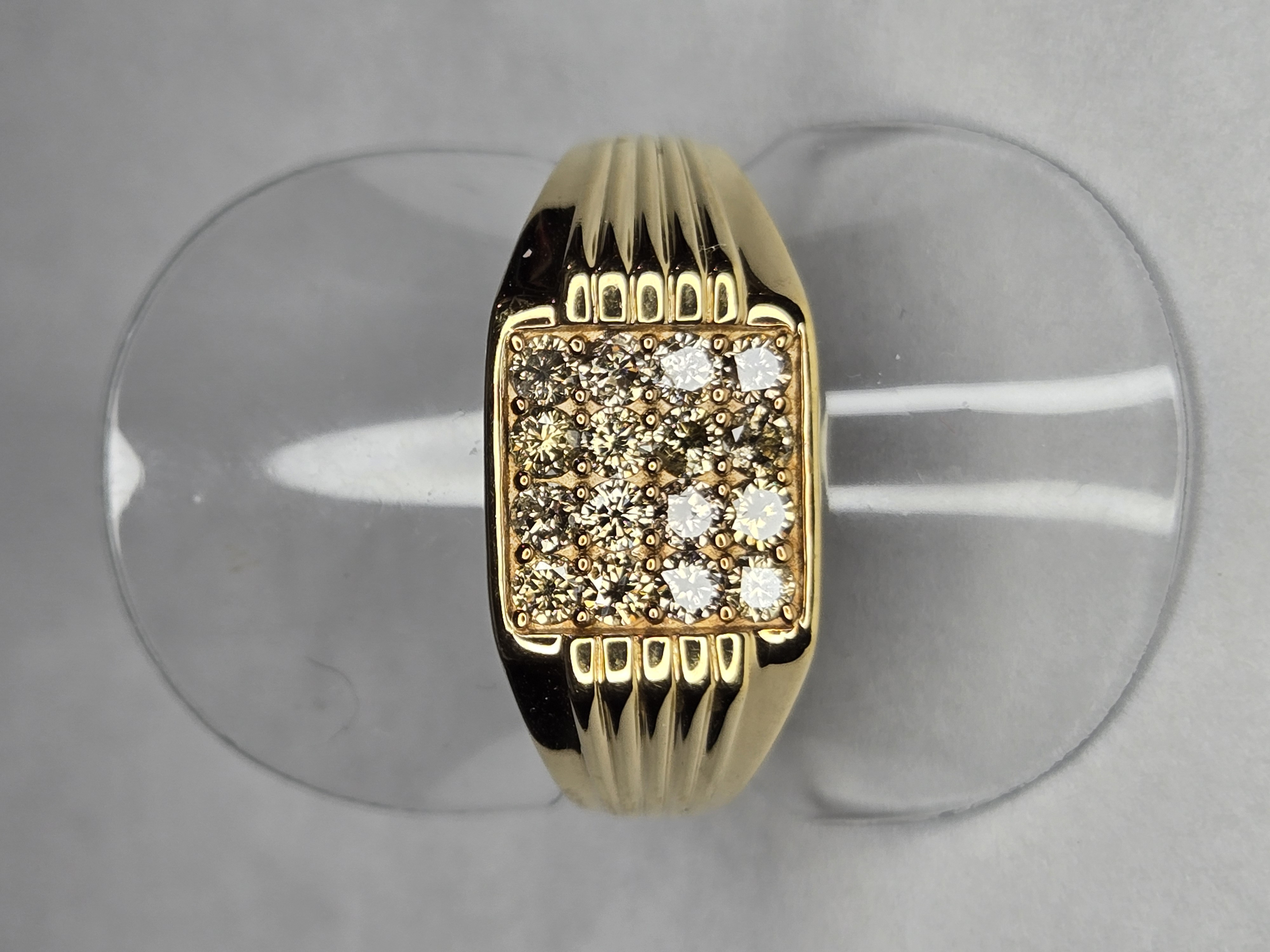 No Reserve .51 ct Natural Diamond Ring Size 12