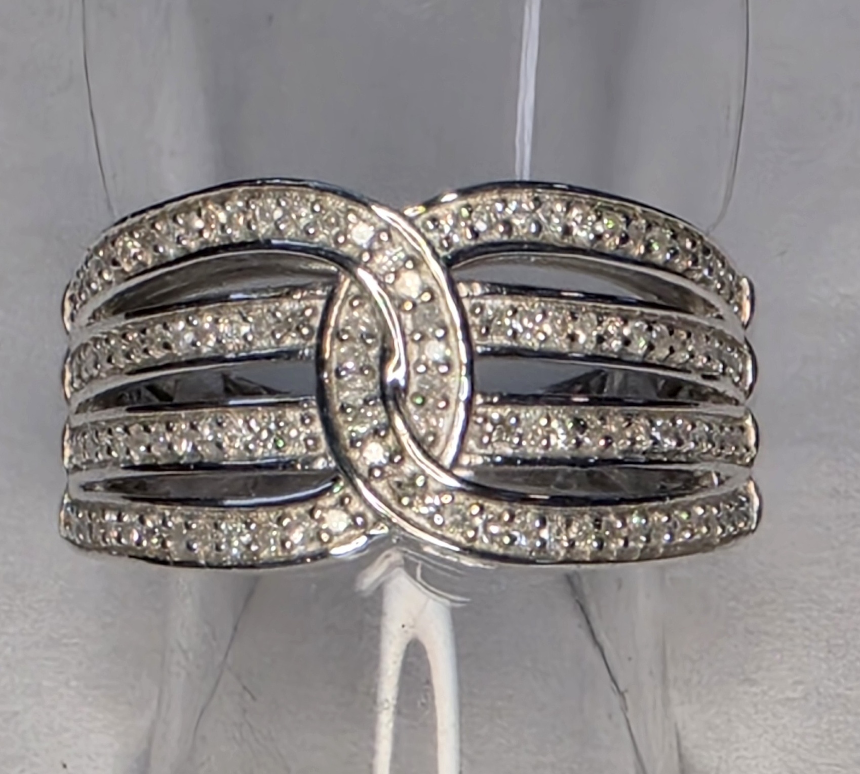 No Reserve ..52 ct Natural Diamond Ring Size 10