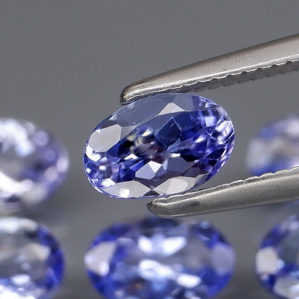 No Reserve VVS Natural Tanzanite Oval Cut Loose Gemstone