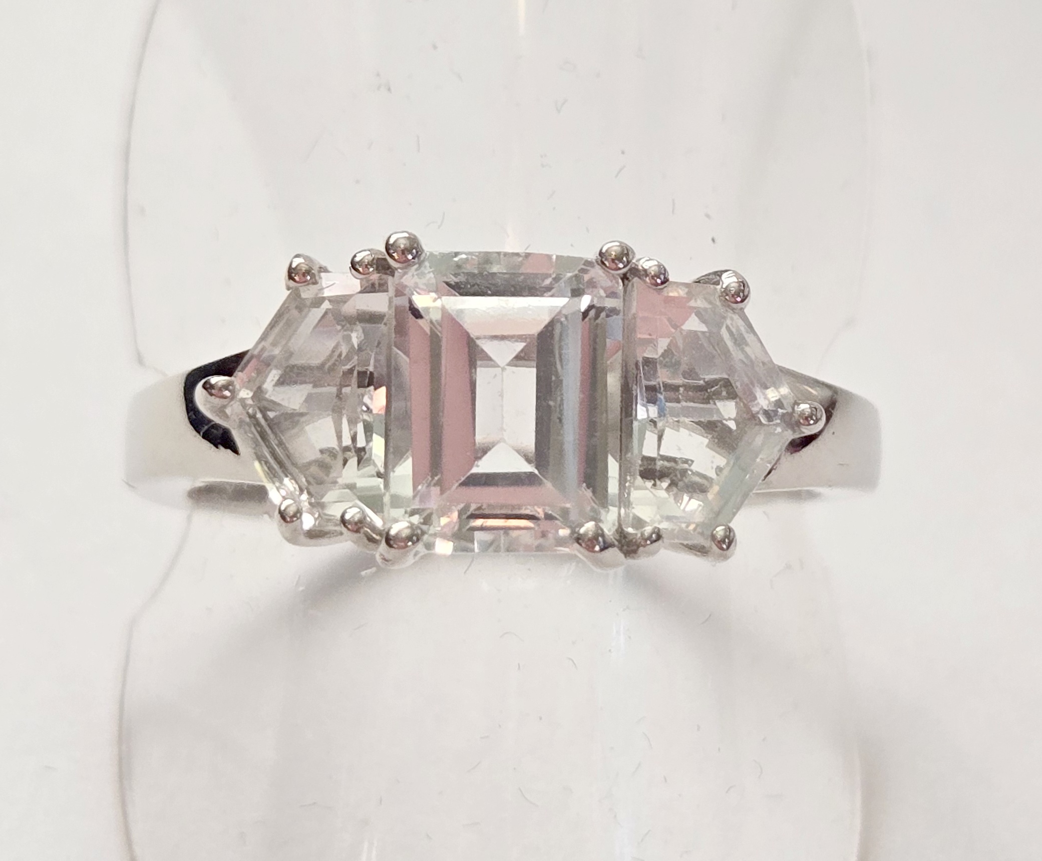 No Reserve Simulated Diamond Ring Size 10