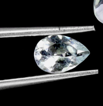 No Reserve  VVS Natural Aquamarine Pear Cut Loose Gemstone