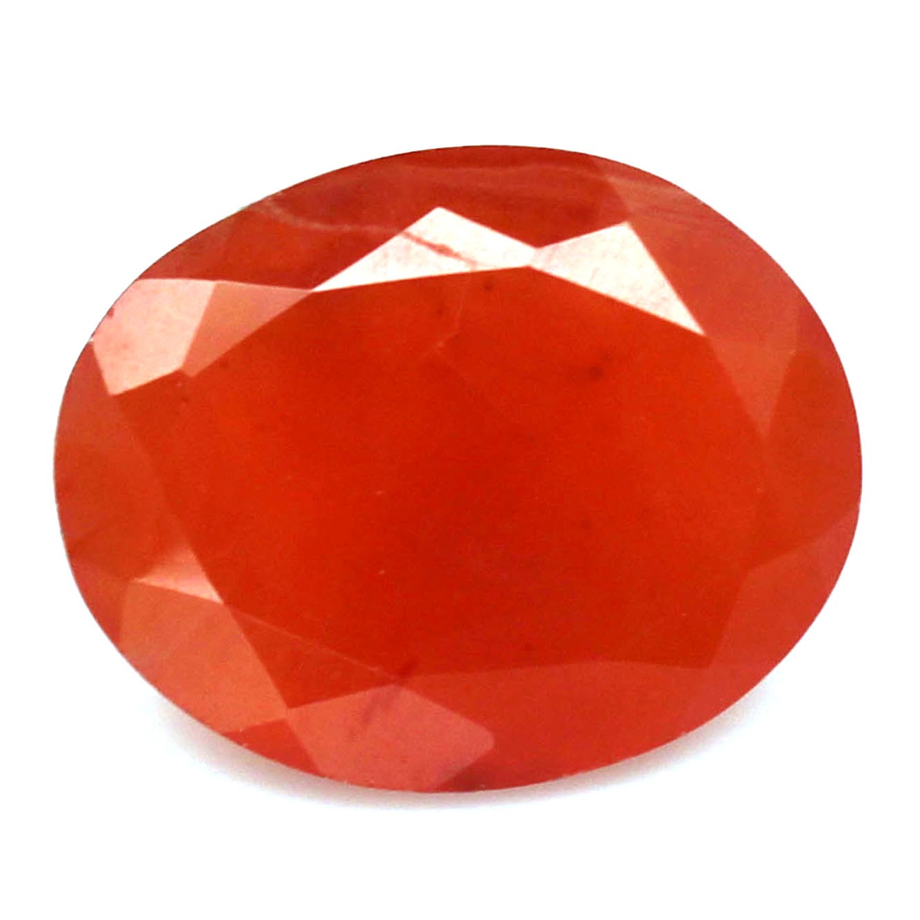 No Reserve 25.35 ct Natural Canelian Oval Cut Loose Gemstone